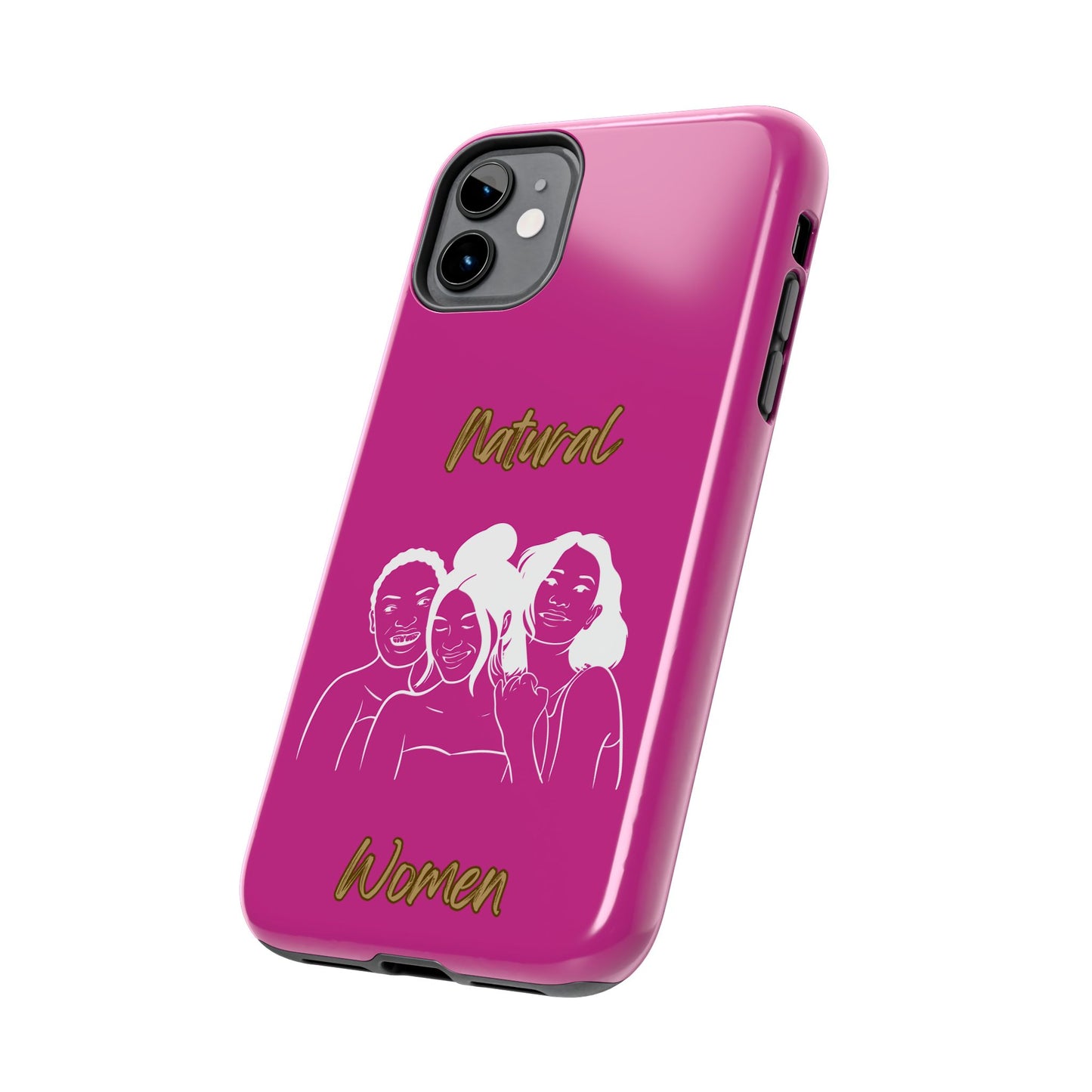 Natural Women Laughing Friends (WL)Tough Phone Cases PINK