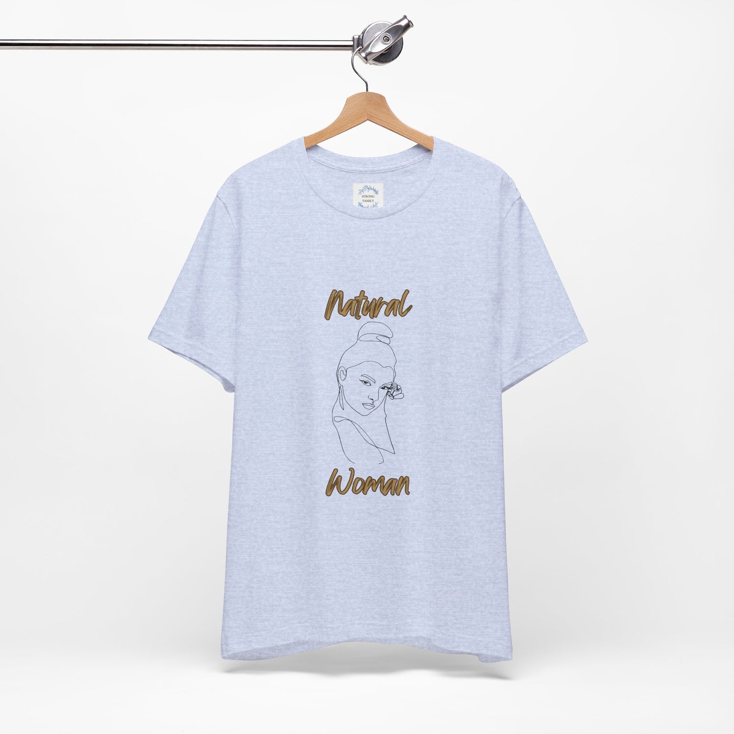 Natural Woman Sassy Bun (BL) Short Sleeve T-Shirt