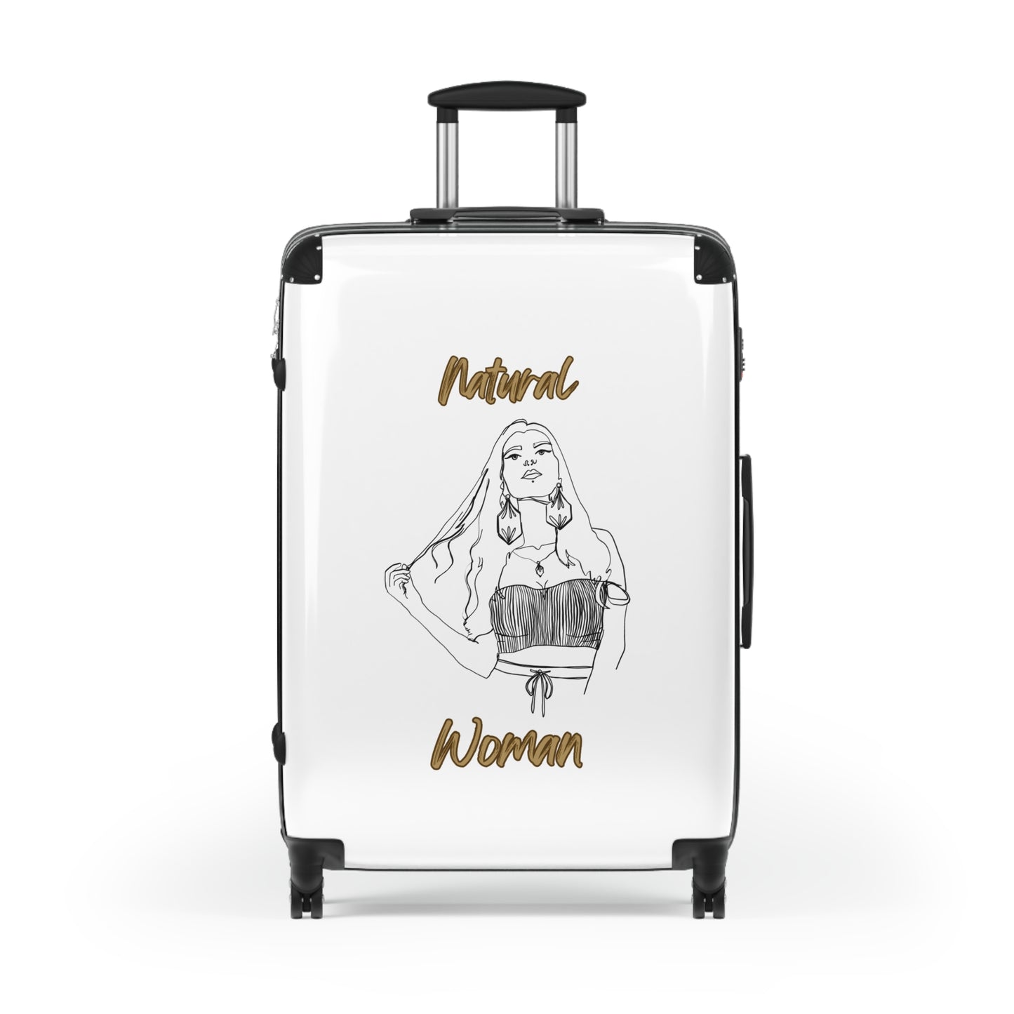 Natural Woman Thinking (BL) Suitcase WHITE