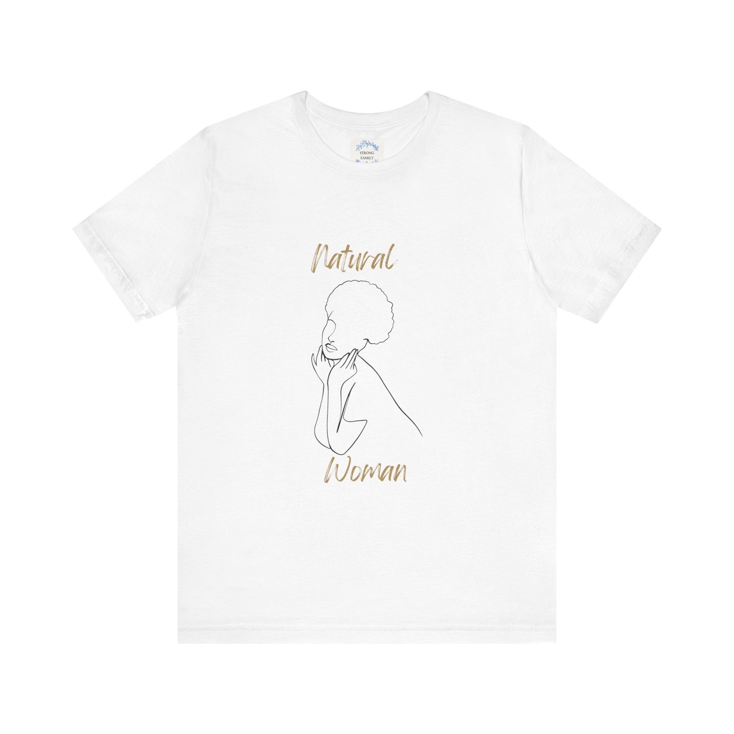 Natural Woman Cute Afro (BL) Short Sleeve T-Shirt