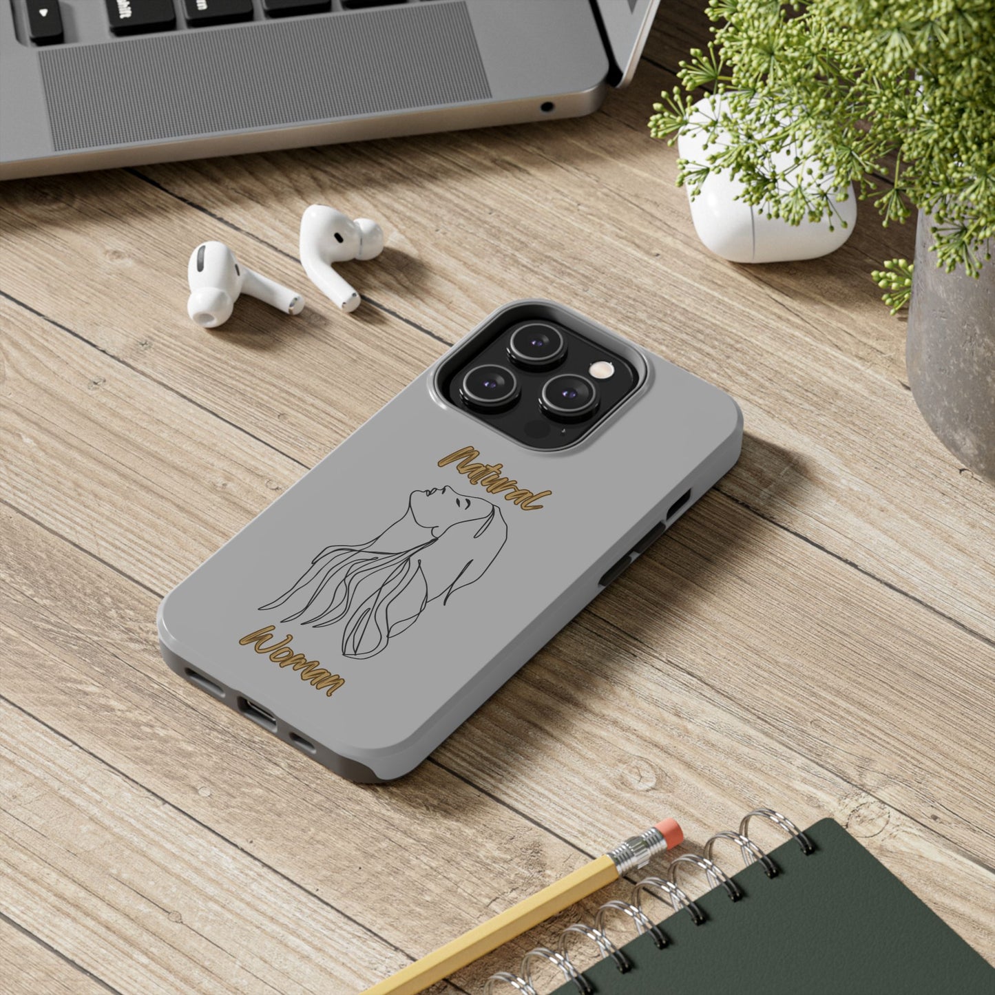 Natural Woman Appreciation (BL) Tough Phone Cases LIGHT GREY
