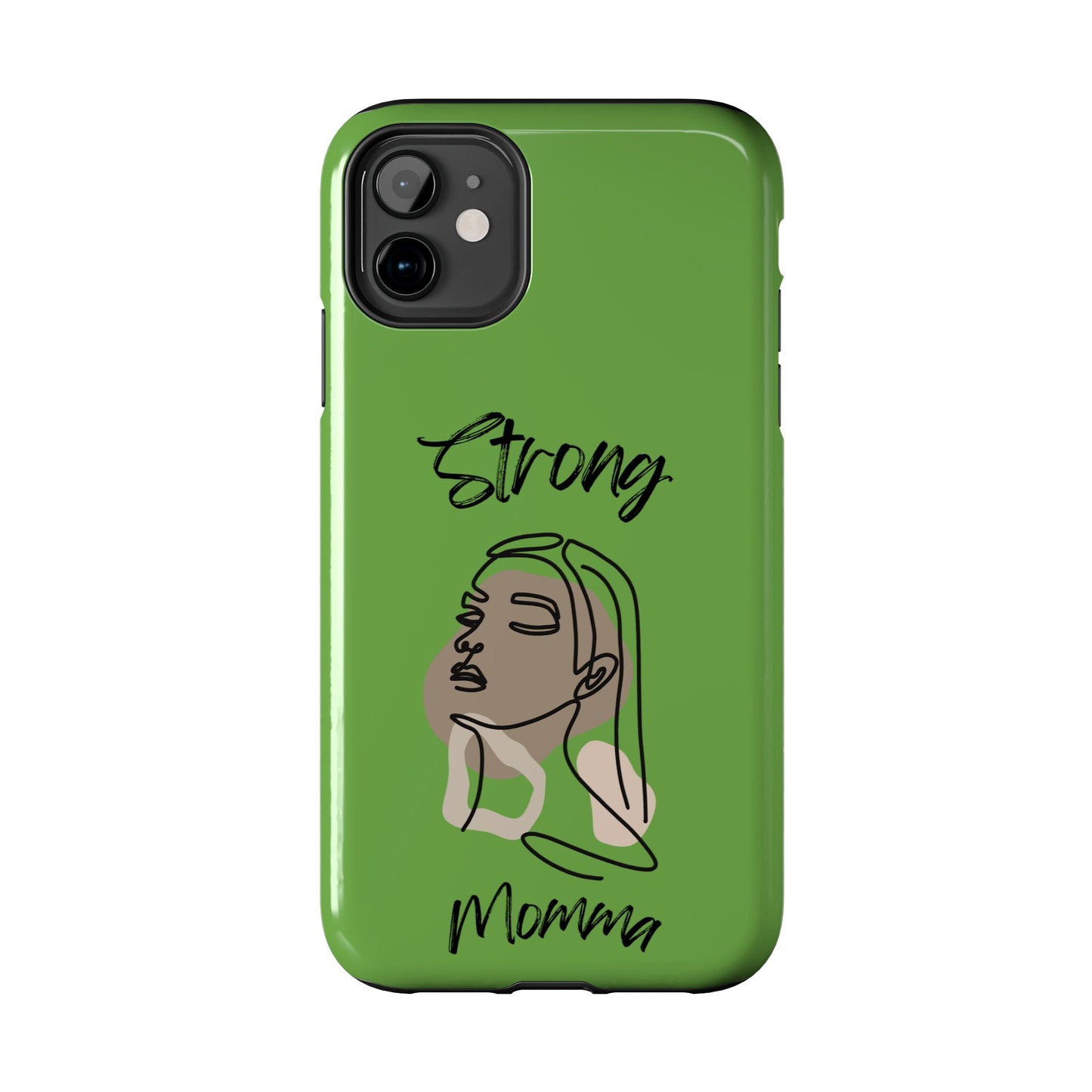 STRONG MOMMA Samsung Galaxy Tough Phone Cases (BL) Green