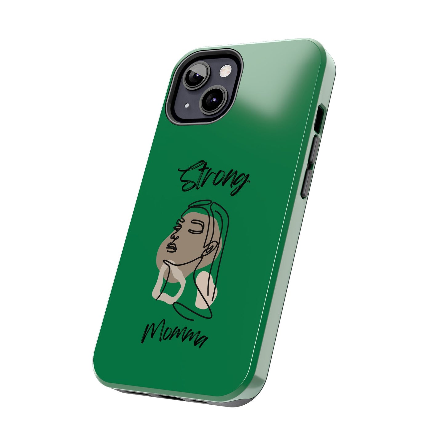 STRONG MOMMA Samsung Galaxy Tough Phone Cases (BL) Dark Green
