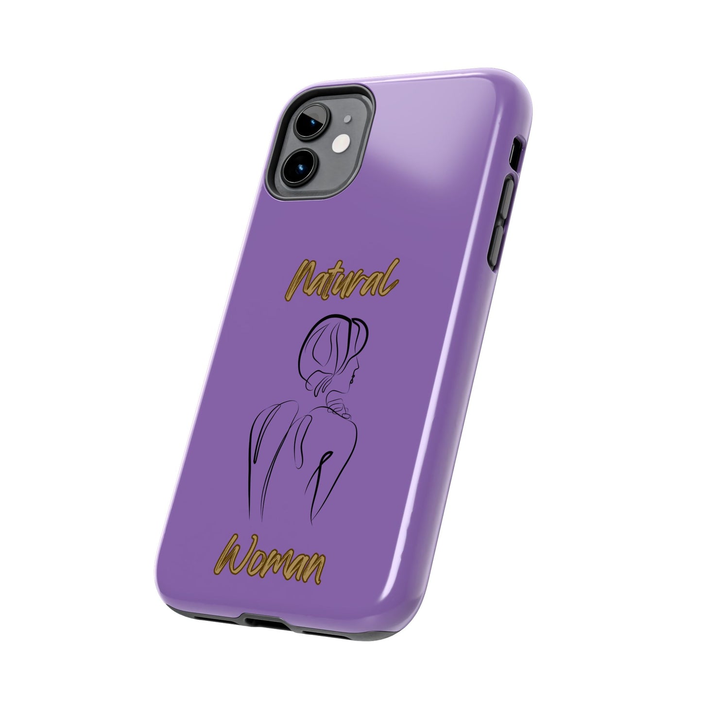 Natural Woman Back (BL)Tough Phone Cases LIGHT PURPLE