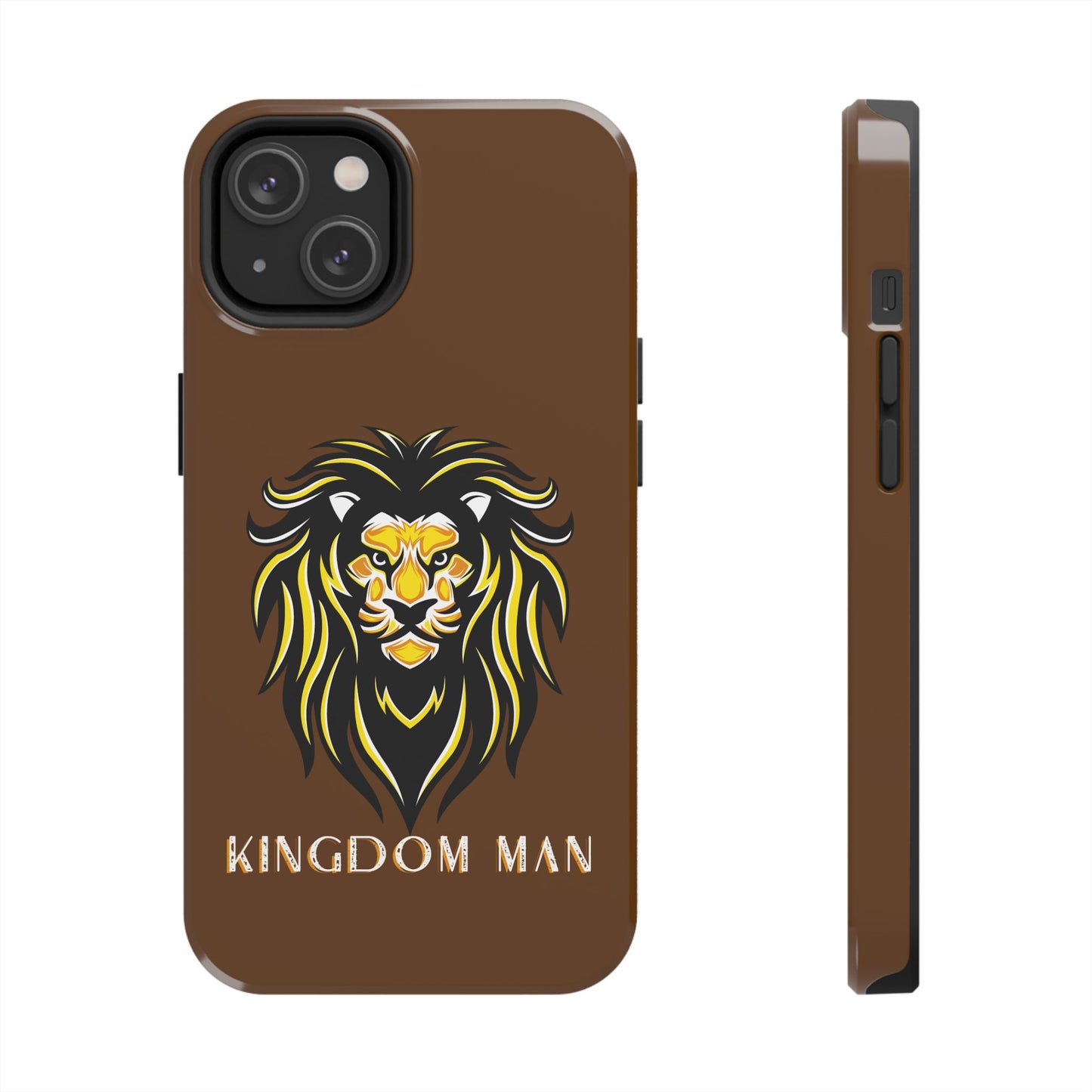 Kingdom Man (White-Gold Label) Tough Phone Case BROWN