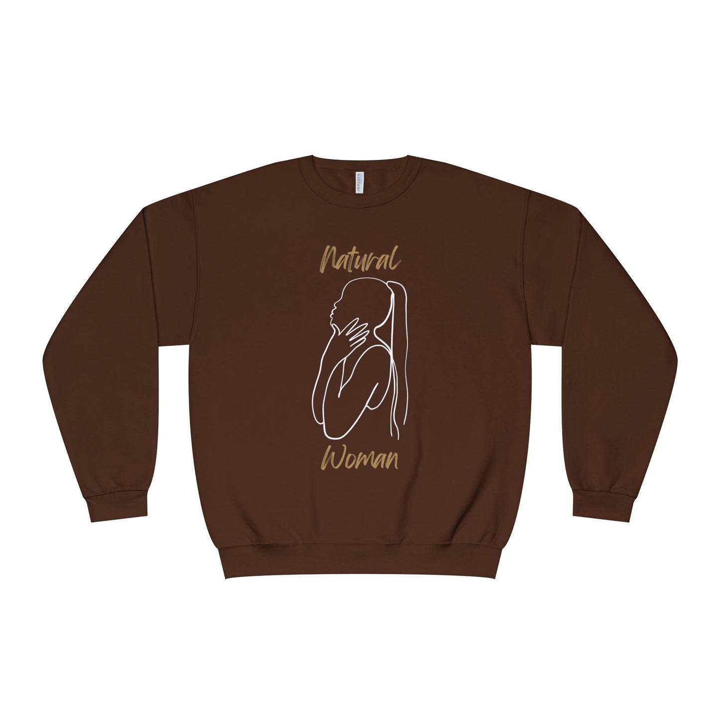 Natural Woman Ponytail (WL) Crewneck Sweatshirt