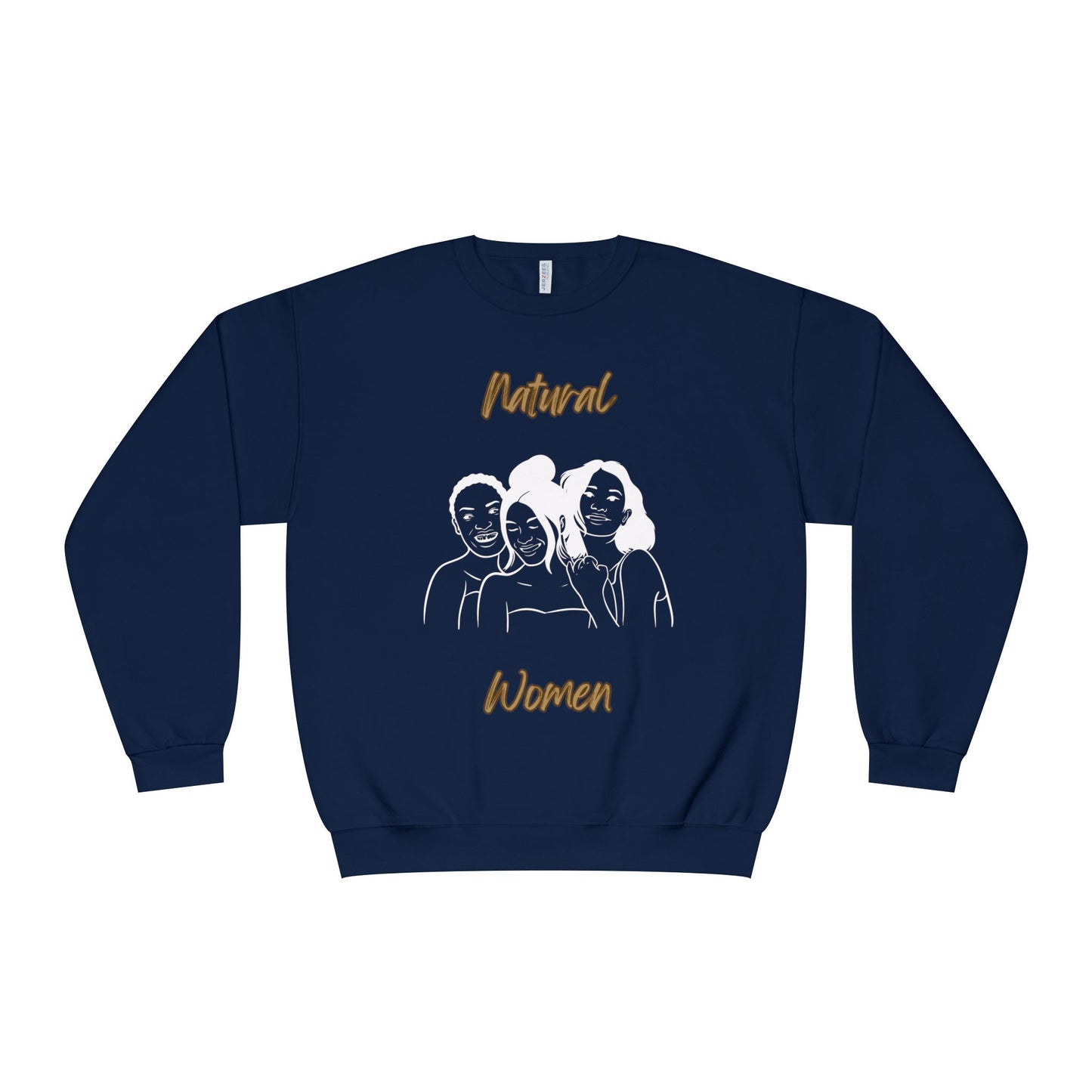 Natural Woman Laughing Friends (WL) Crewneck Sweatshirt