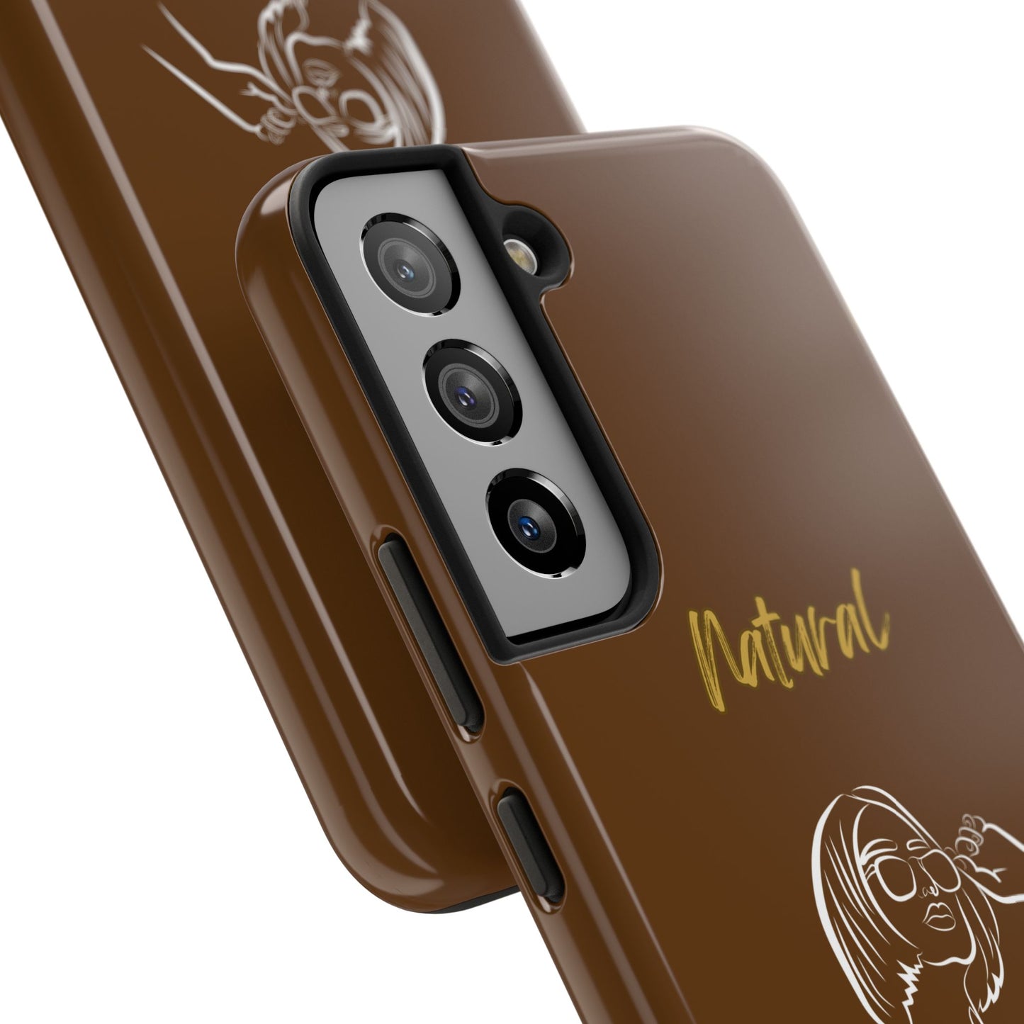 Natural Woman Bright Future (WL)Tough Phone Cases BROWN