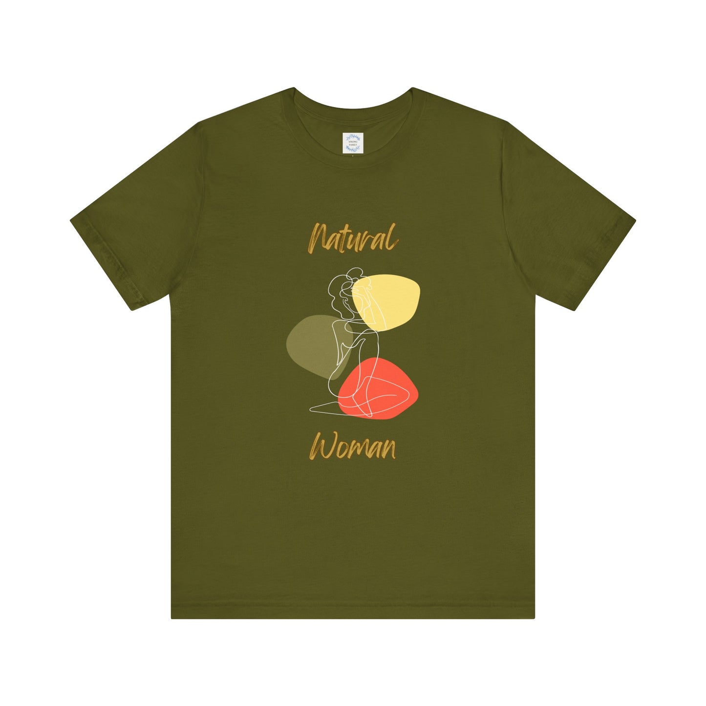 Natural Woman Colorful Pose (WL) Short Sleeve T-Shirt