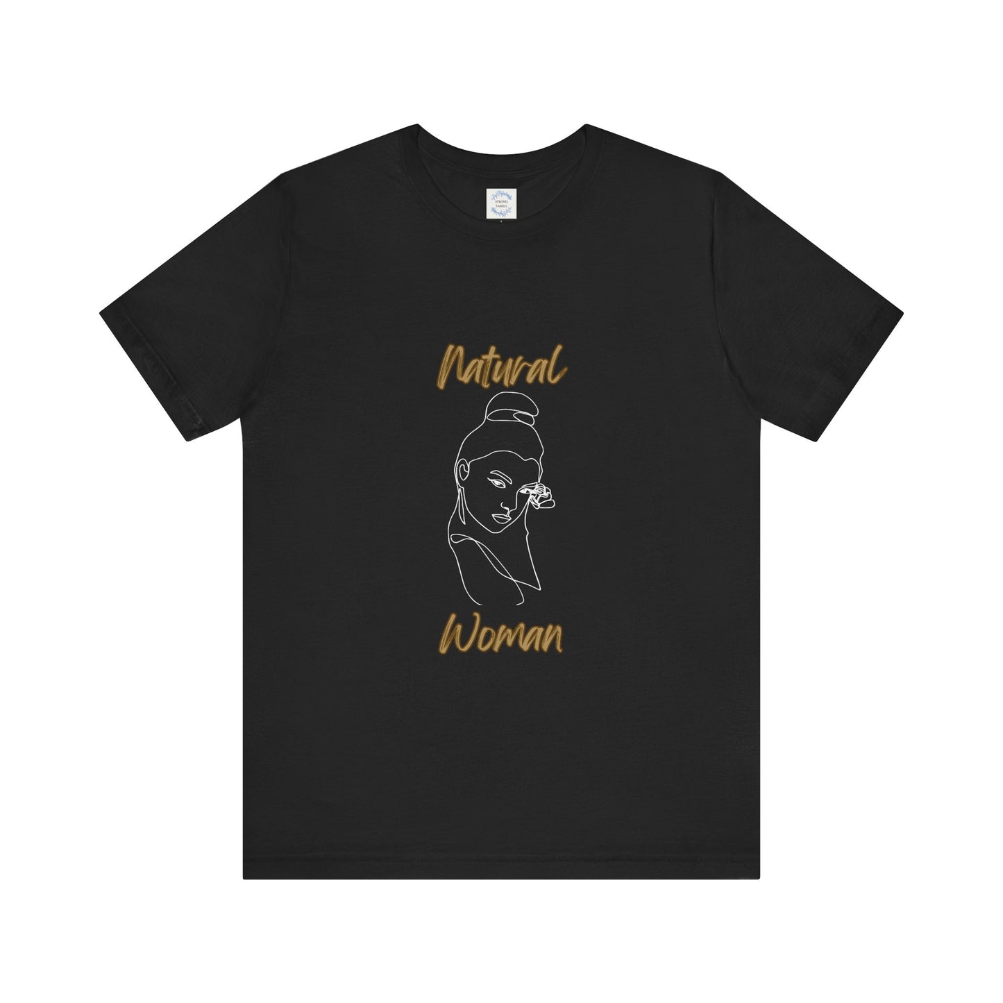 Natural Woman Sassy Bun (WL) Short Sleeve T-Shirt