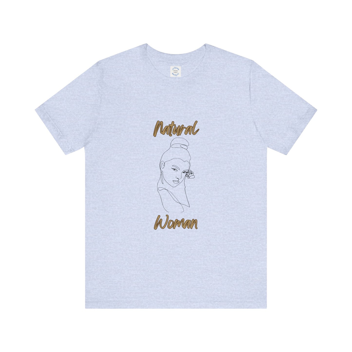 Natural Woman Sassy Bun (BL) Short Sleeve T-Shirt