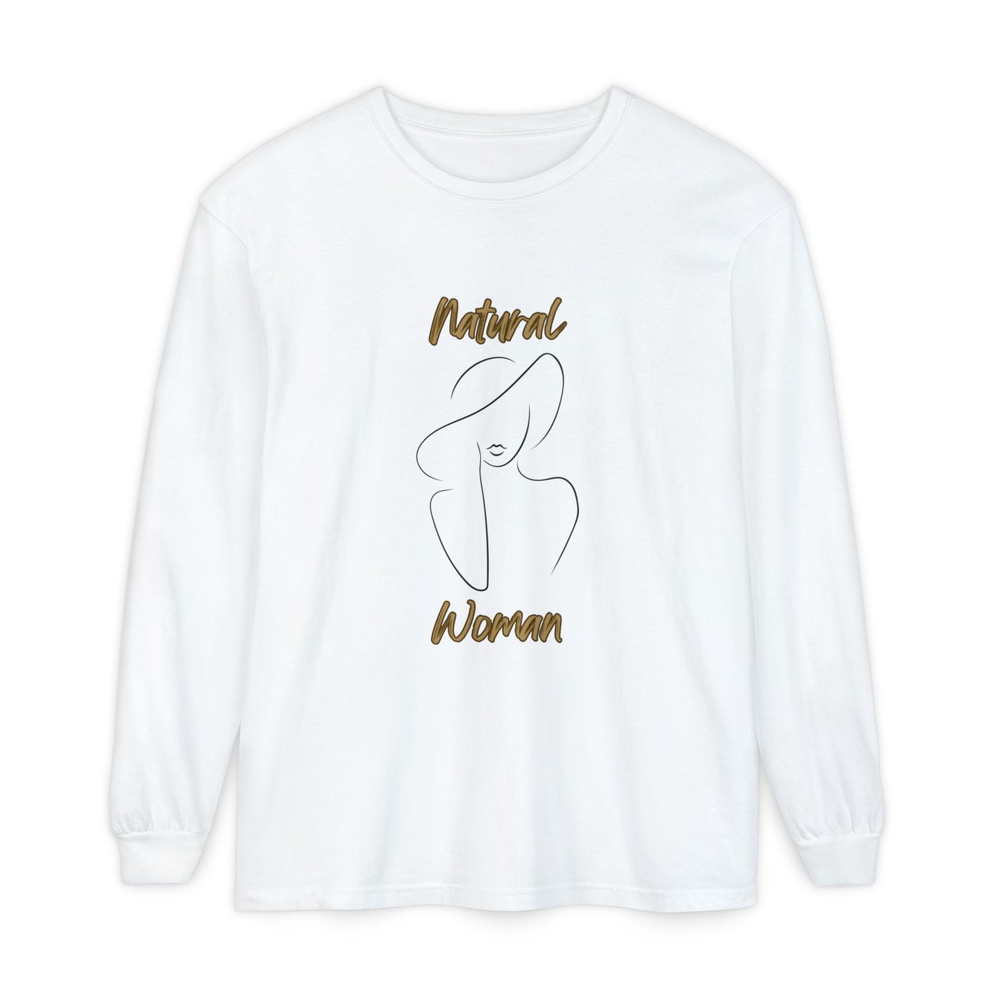 Natural Woman Sun Hat (BL) Long Sleeve T-Shirt