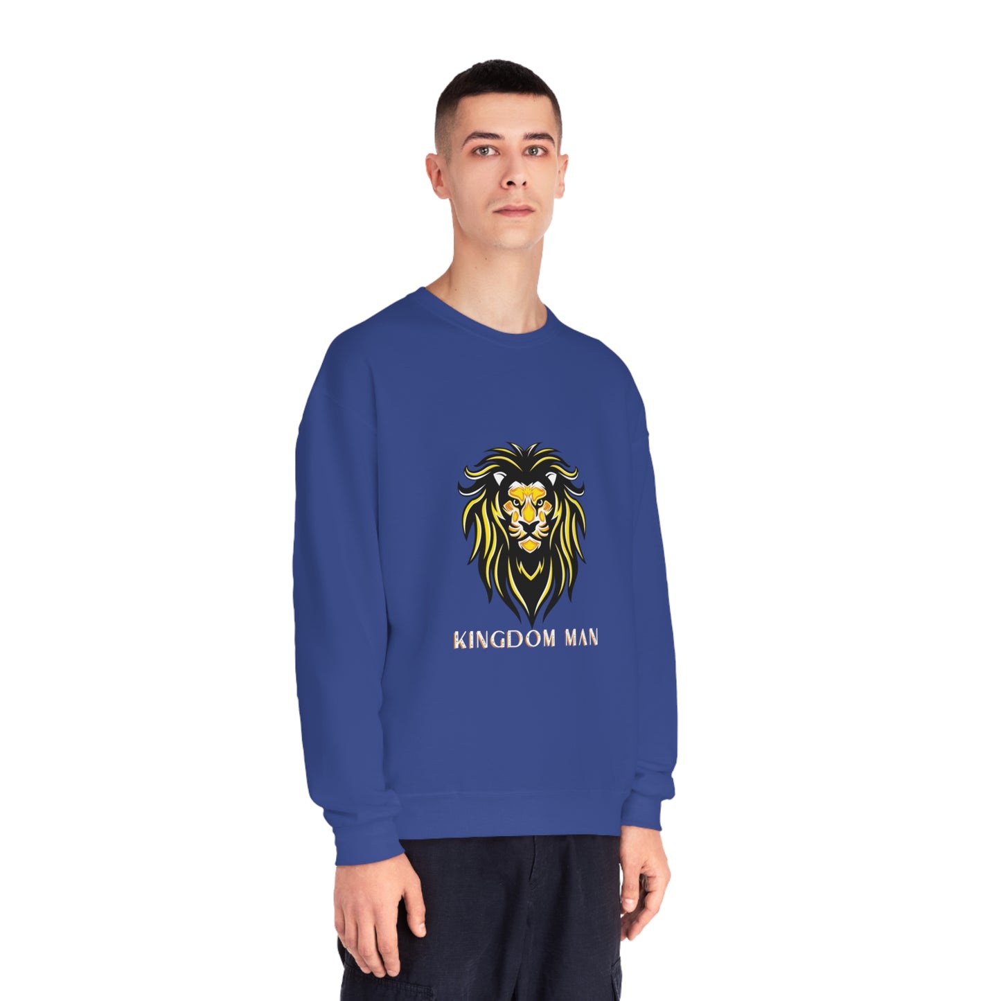 Kingdom Man (White/Gold) Crewneck Sweatshirt