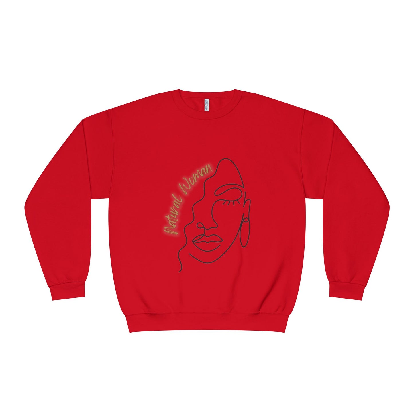 Natural Woman Half Face (BL) Crewneck Sweatshirt