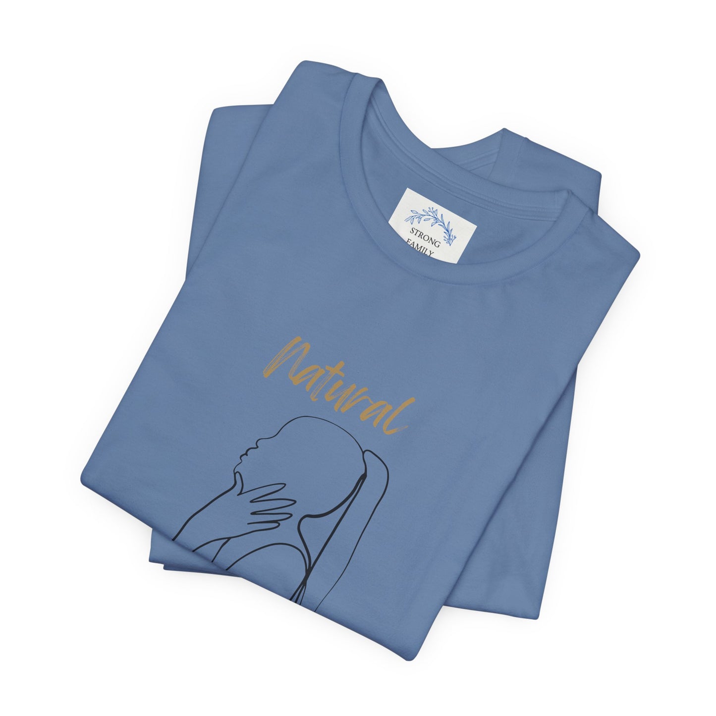 Natural Woman Ponytail (BL) Short Sleeve T-Shirt