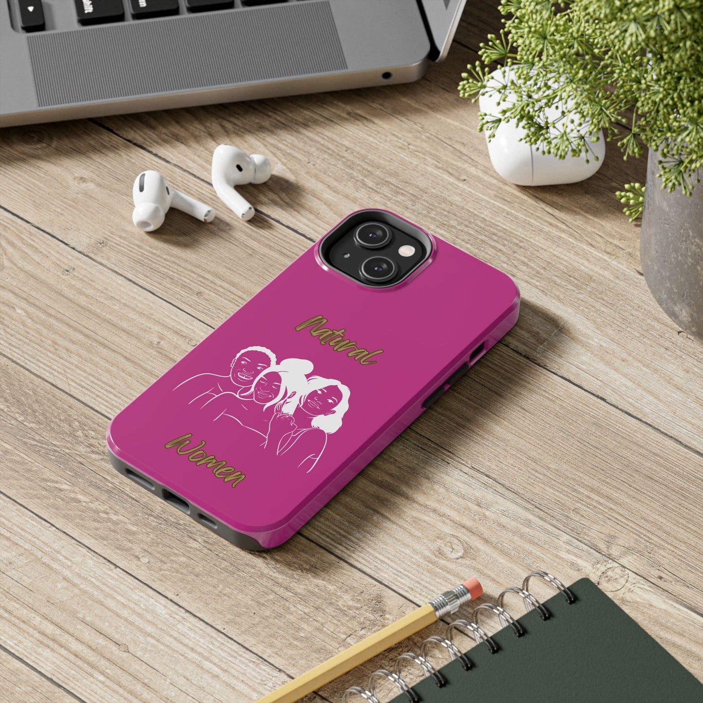 Natural Women Laughing Friends (WL)Tough Phone Cases PINK