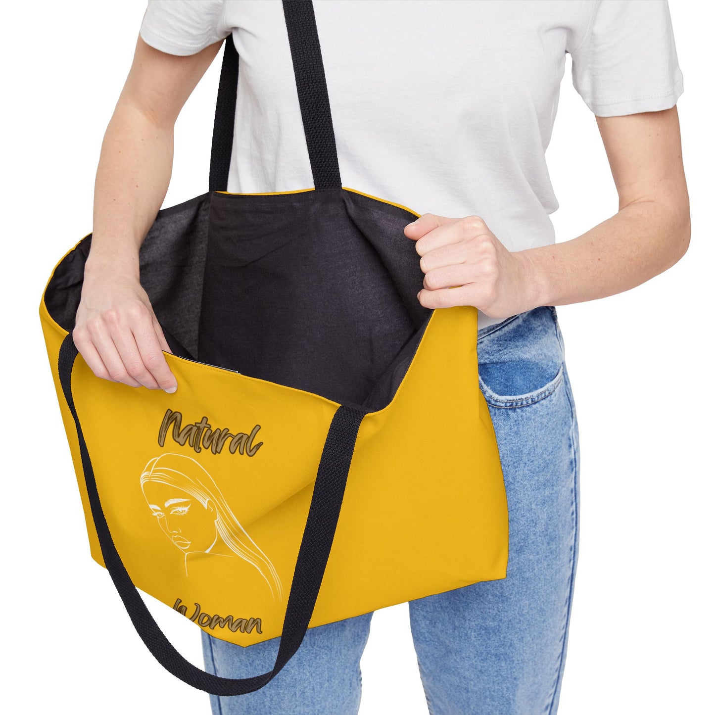 Natural Woman The Stare (WL) Weekender Tote Bag YELLOW