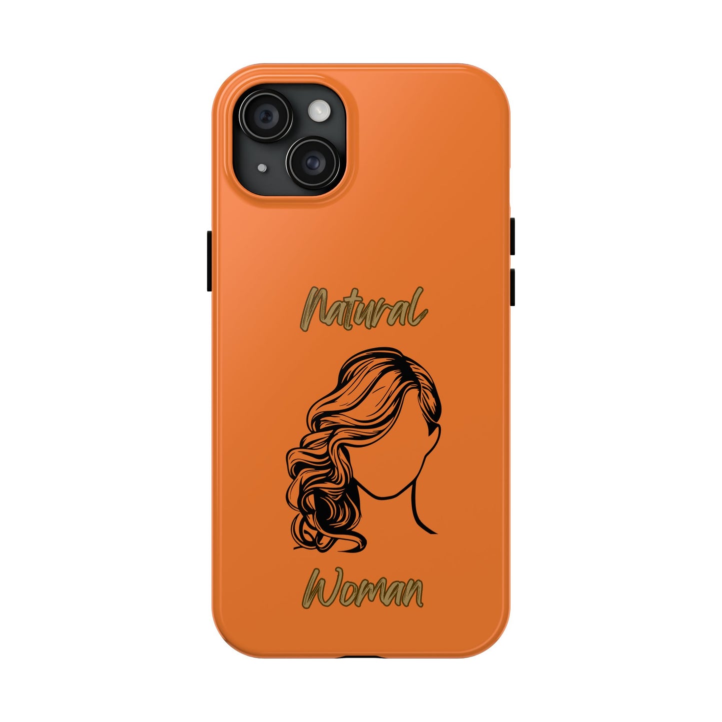 Natural Woman Long Curl (BL)Tough Phone Cases CRUSTA