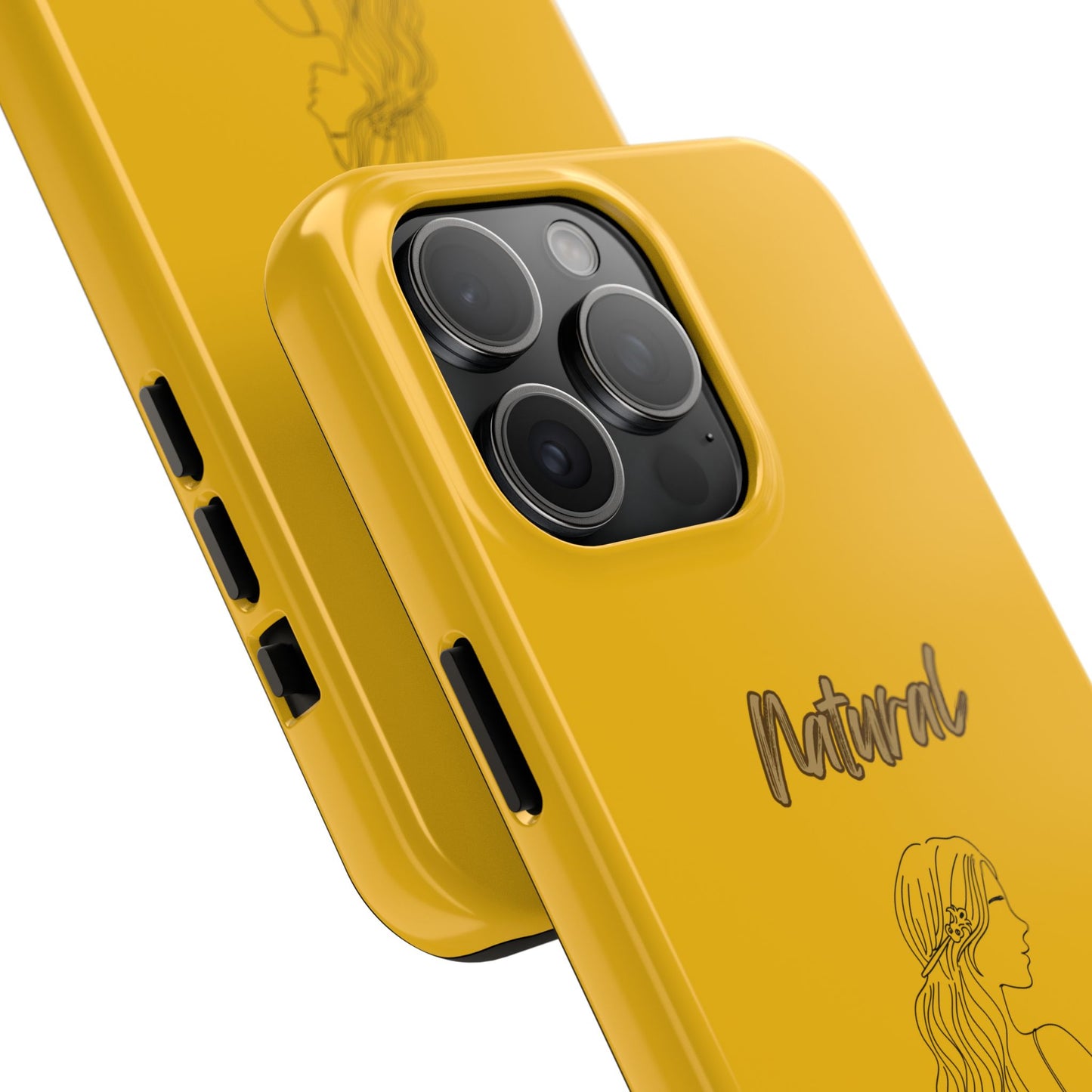 Natural Woman Young Woman (BL)Tough Phone Cases YELLOW