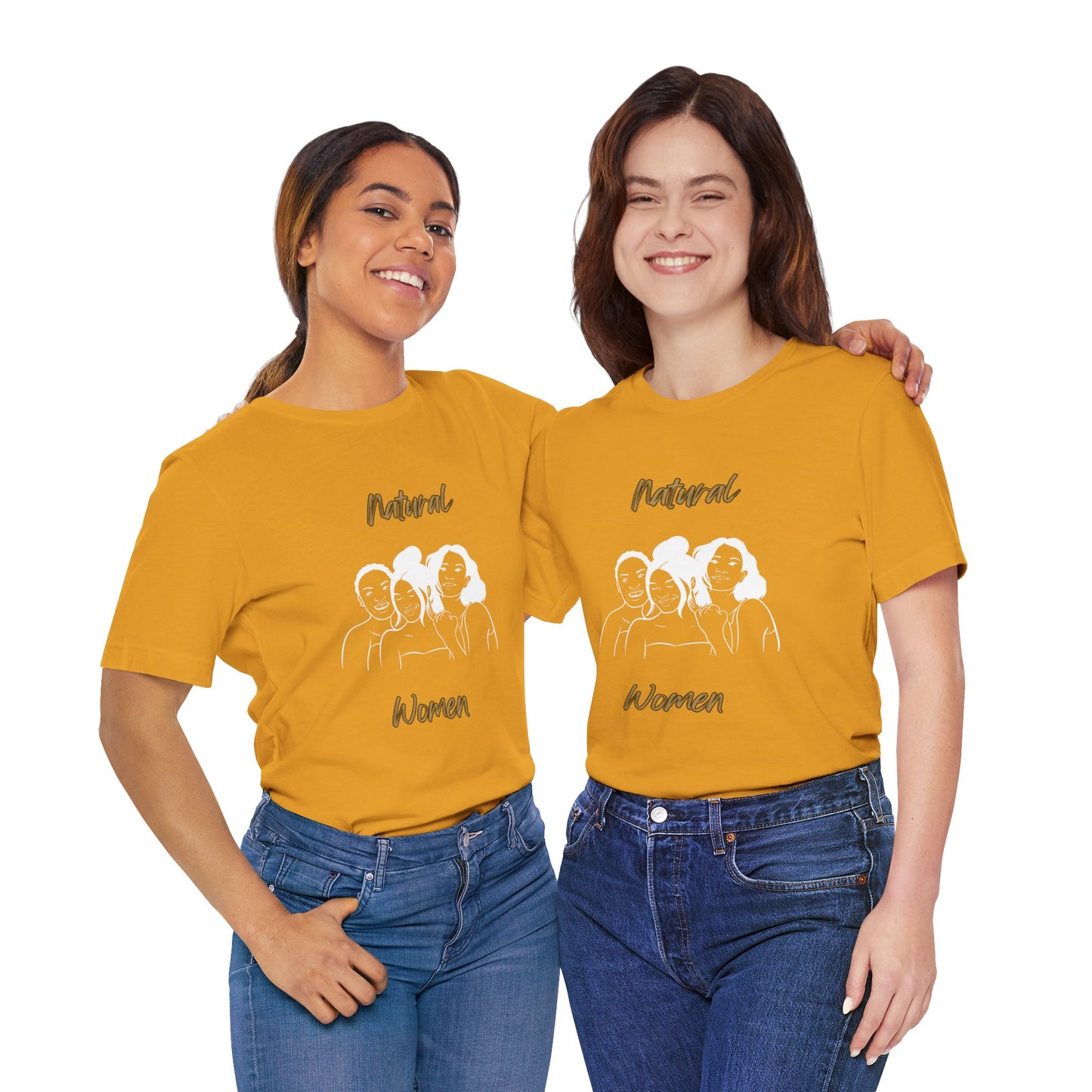 Natural Woman Laughing Friends (WL) Short Sleeve T-Shirt