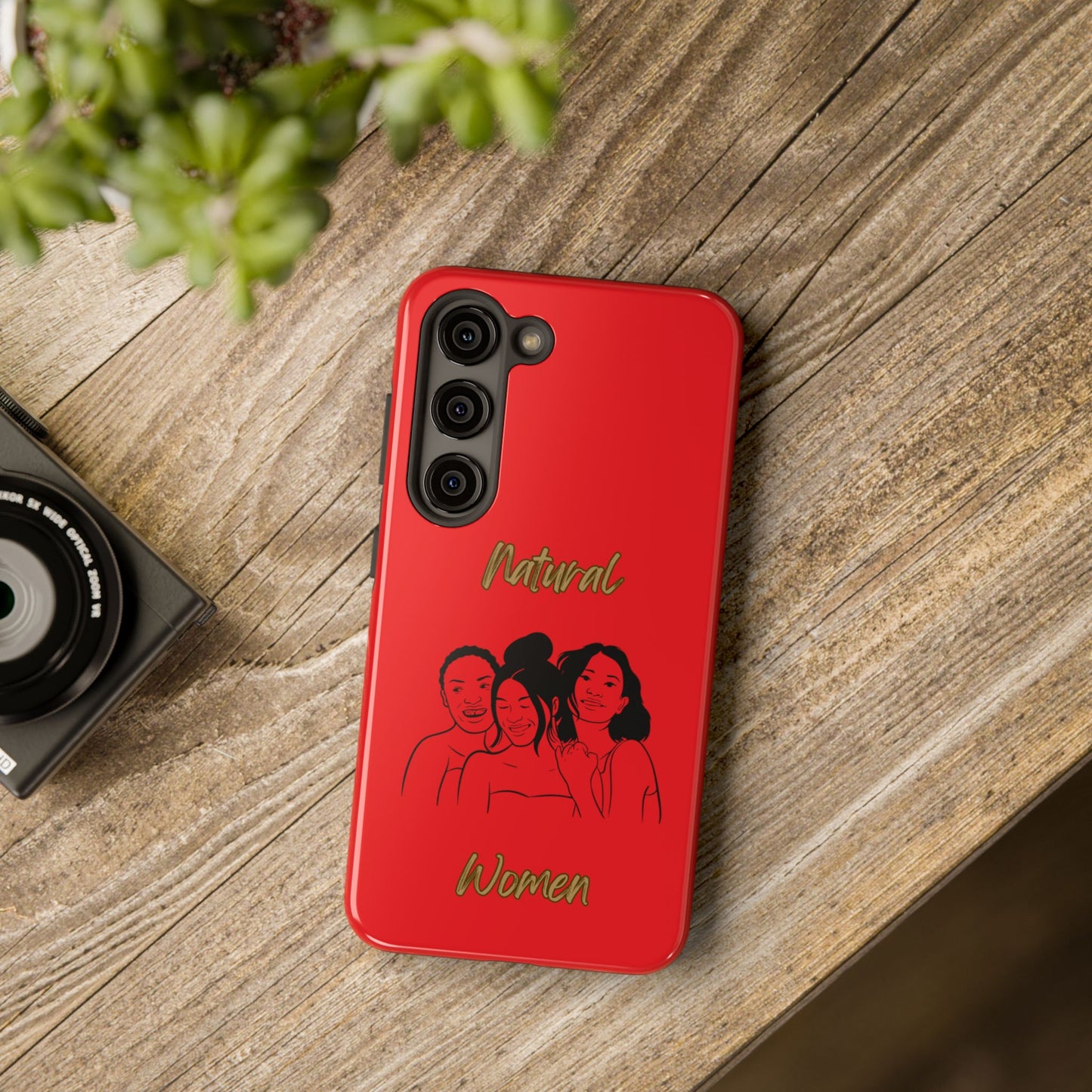 Natural Women Laughing Friends (BL)Tough Phone Cases RED