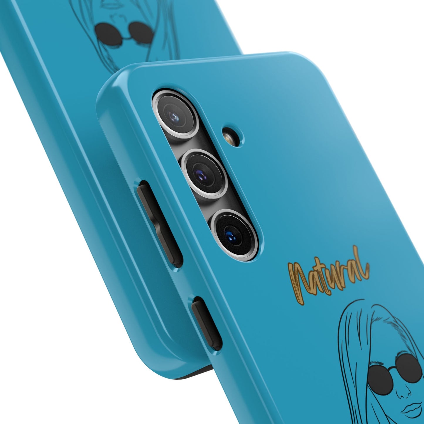 Natural Woman Shades (BL)Tough Phone Cases TURQUOISE