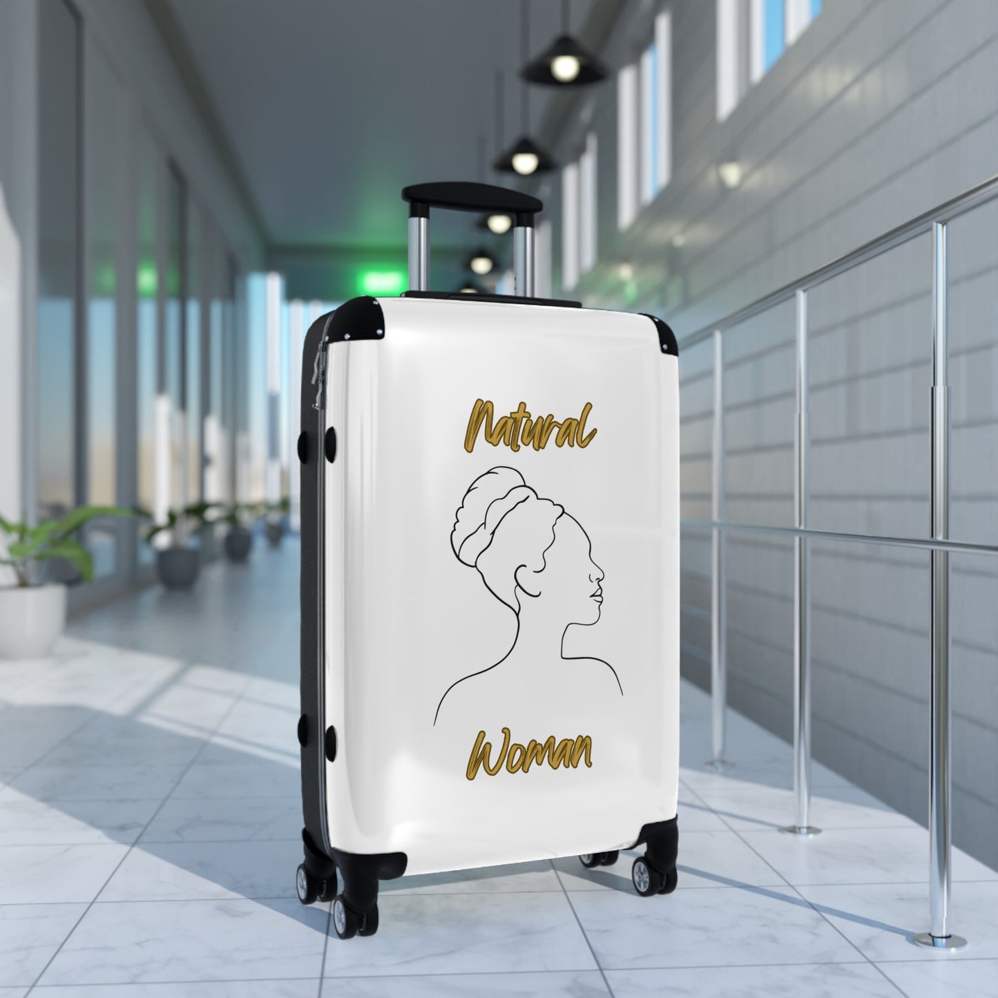 Natural Woman Mixed (BL) Suitcase WHITE