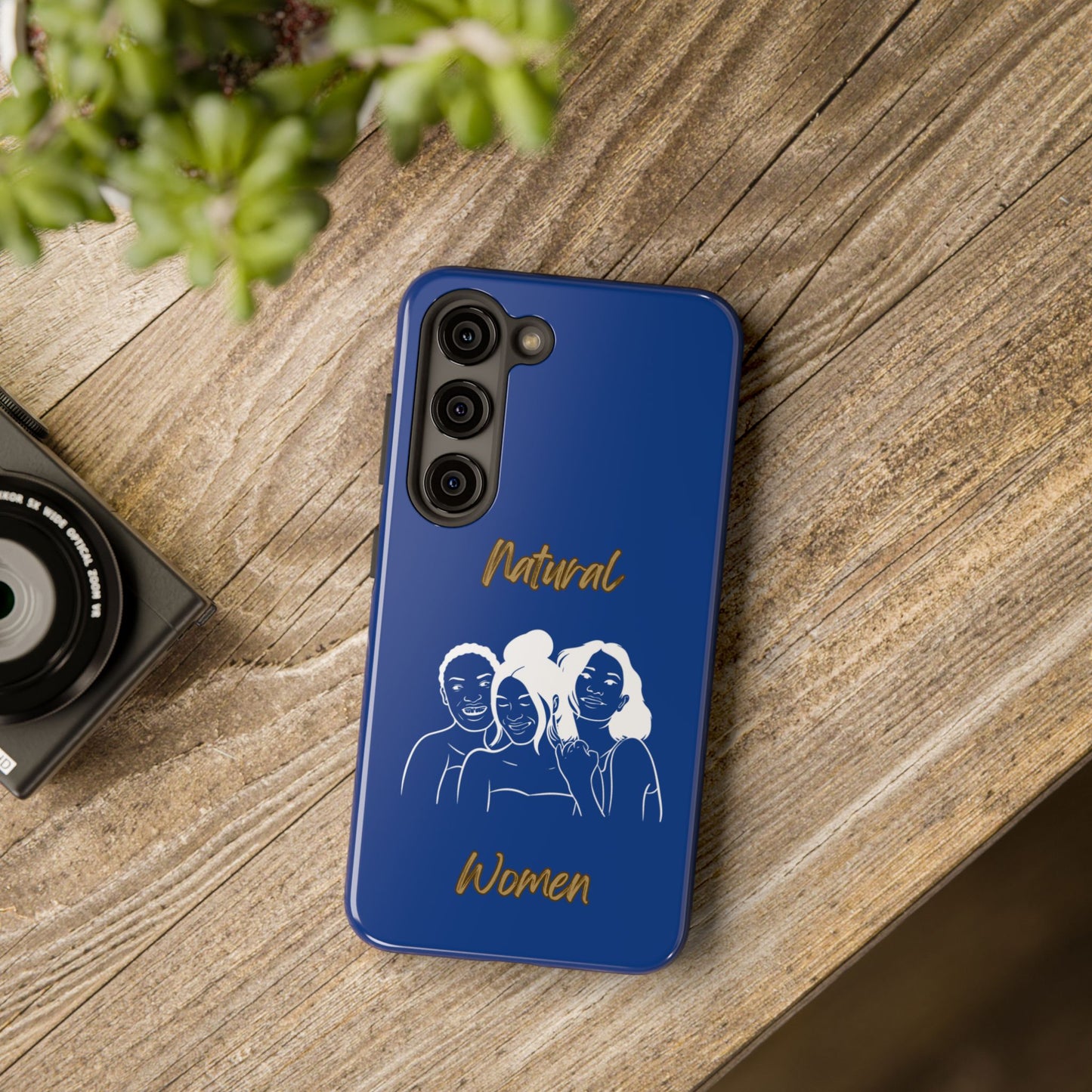 Natural Women Laughing Friends (WL)Tough Phone Cases DARK BLUE