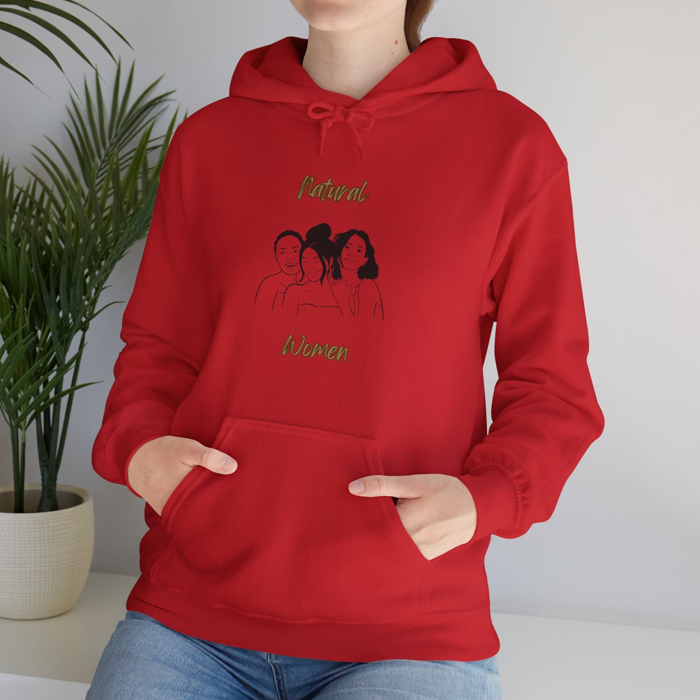 Natural Woman Laughing Friends (BL) Hoodie