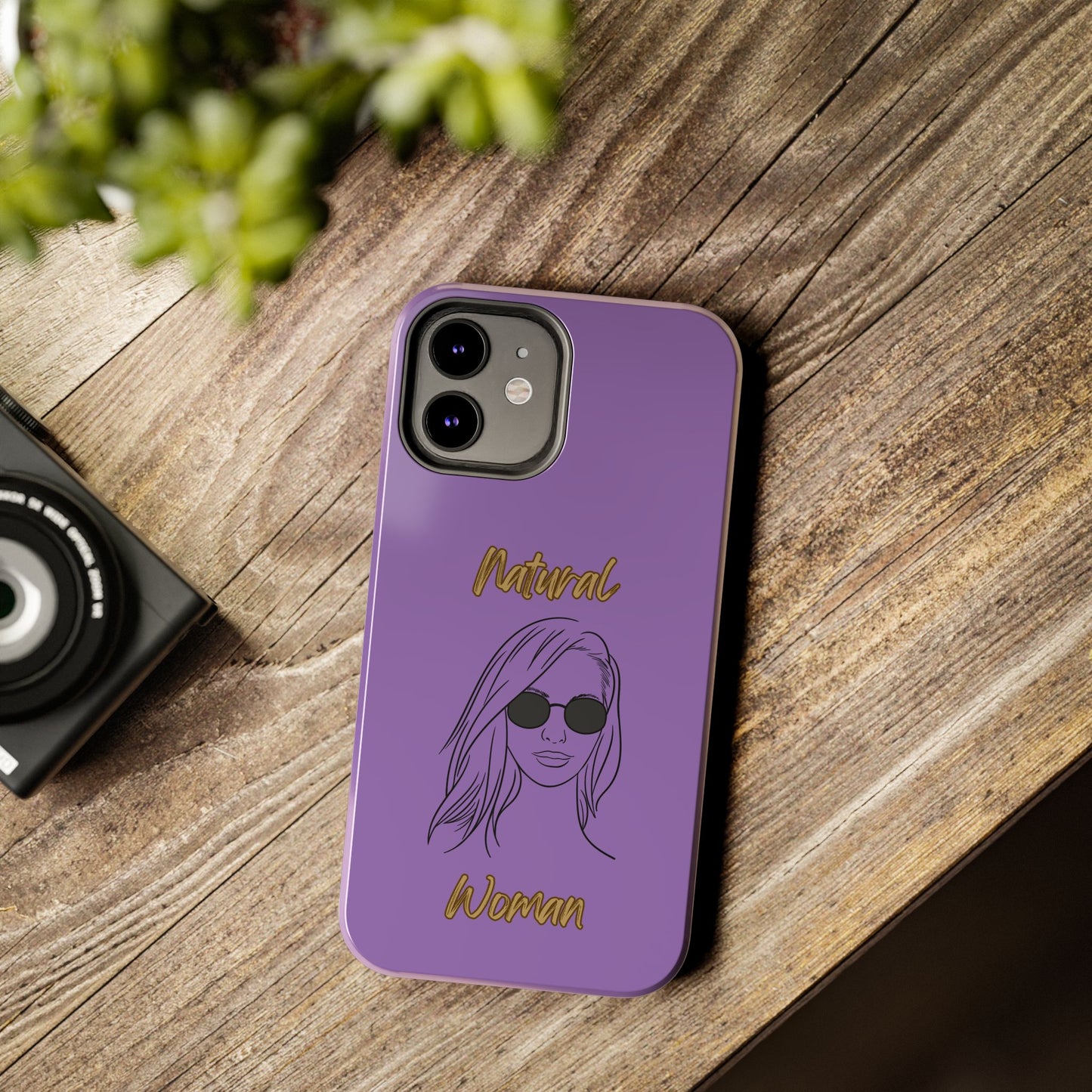 Natural Woman Shades (BL)Tough Phone Cases LIGHT PURPLE