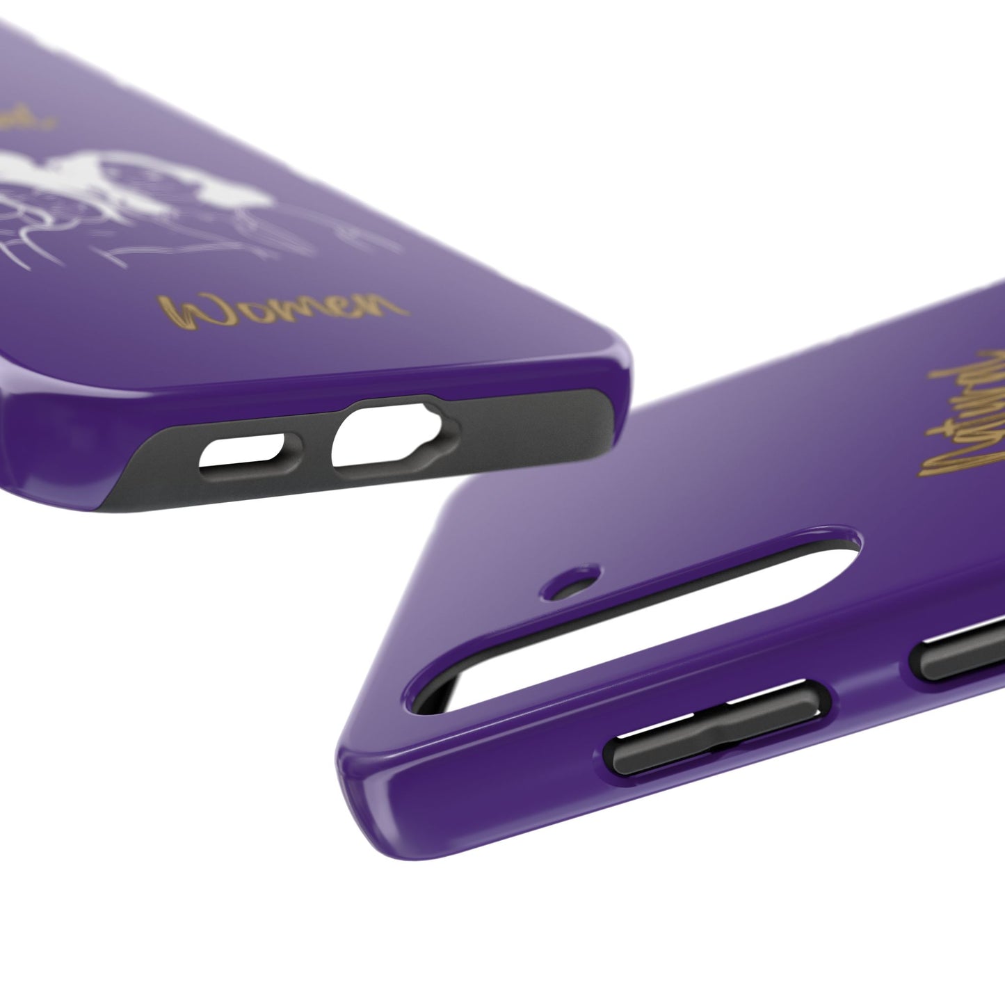 Natural Women Laughing Friends (WL)Tough Phone Cases PURPLE