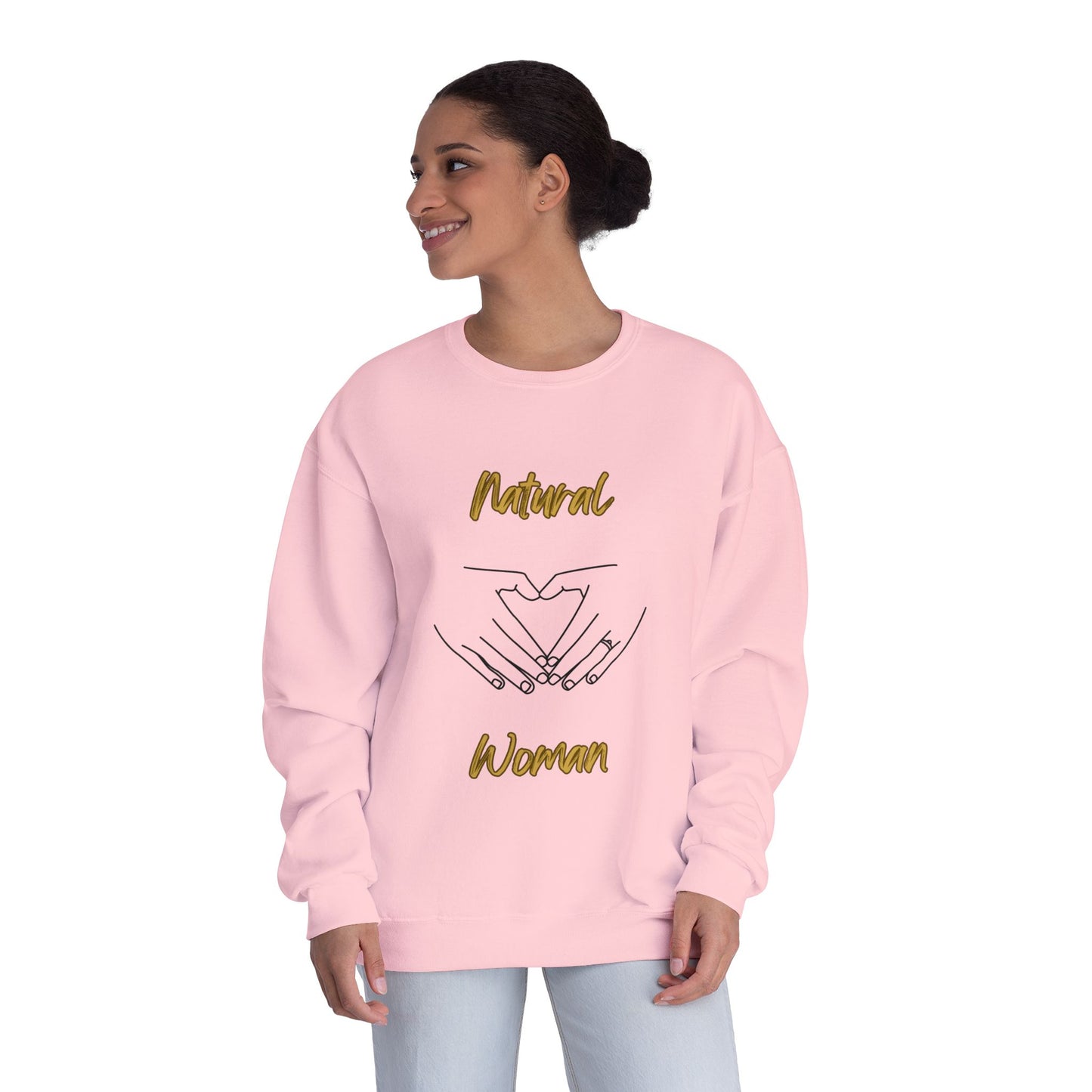 Natural Woman I Love You (BL) Crewneck Sweatshirt