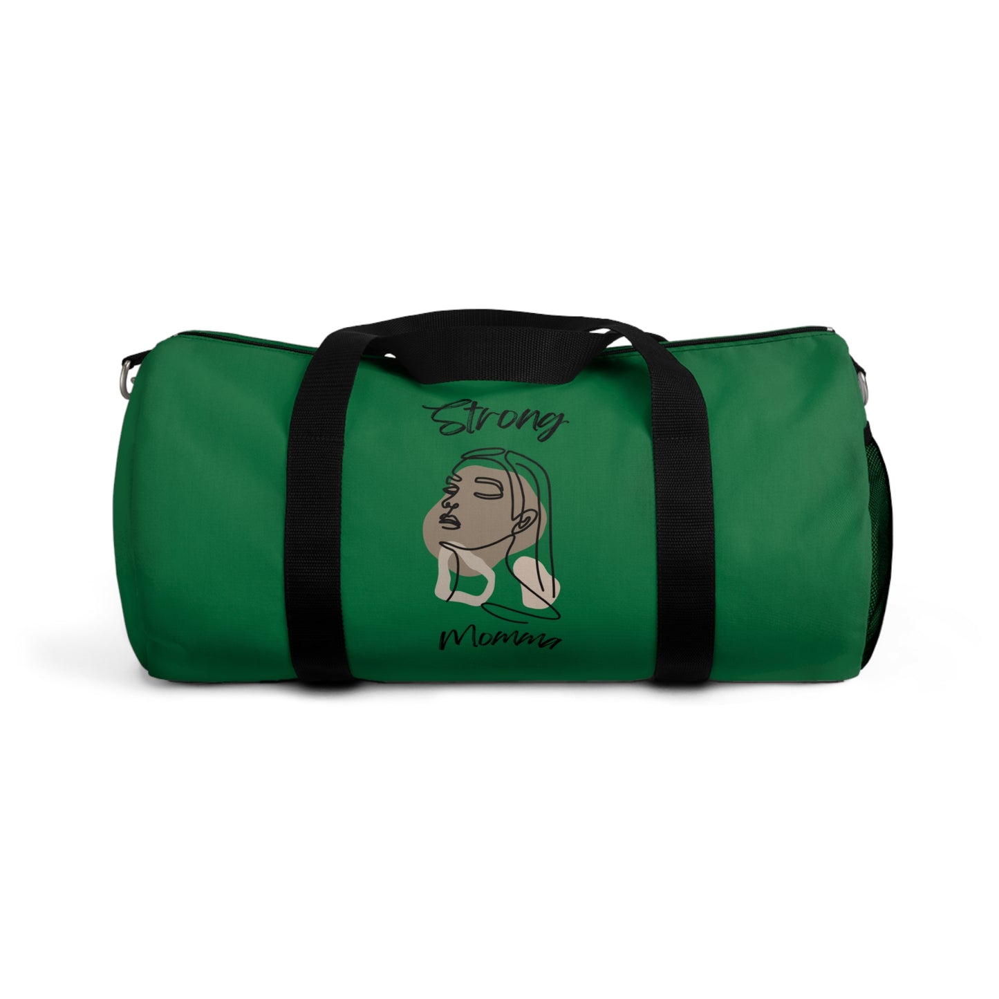 Strong Momma (BL) Duffel Bag DARK GREEN