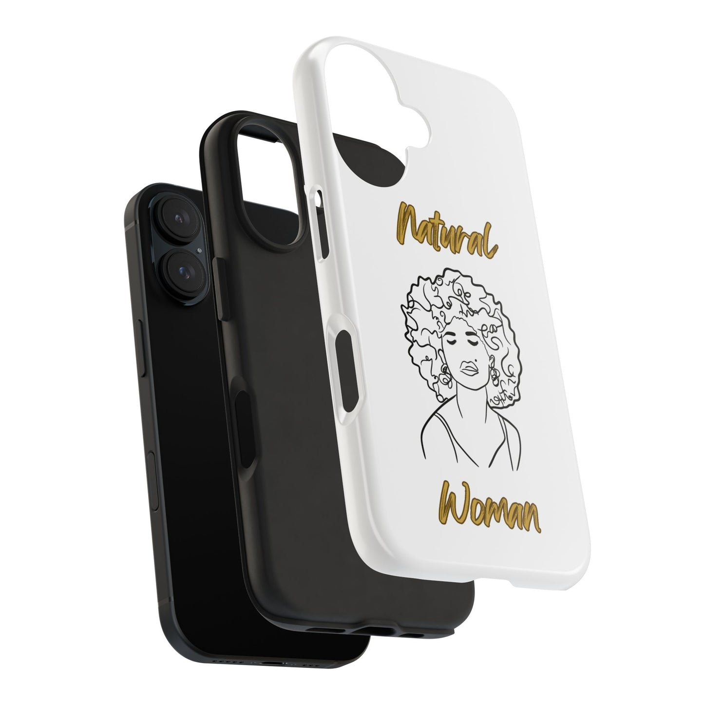 Natural Woman All About Me (BL)Tough Phone Cases WHITE