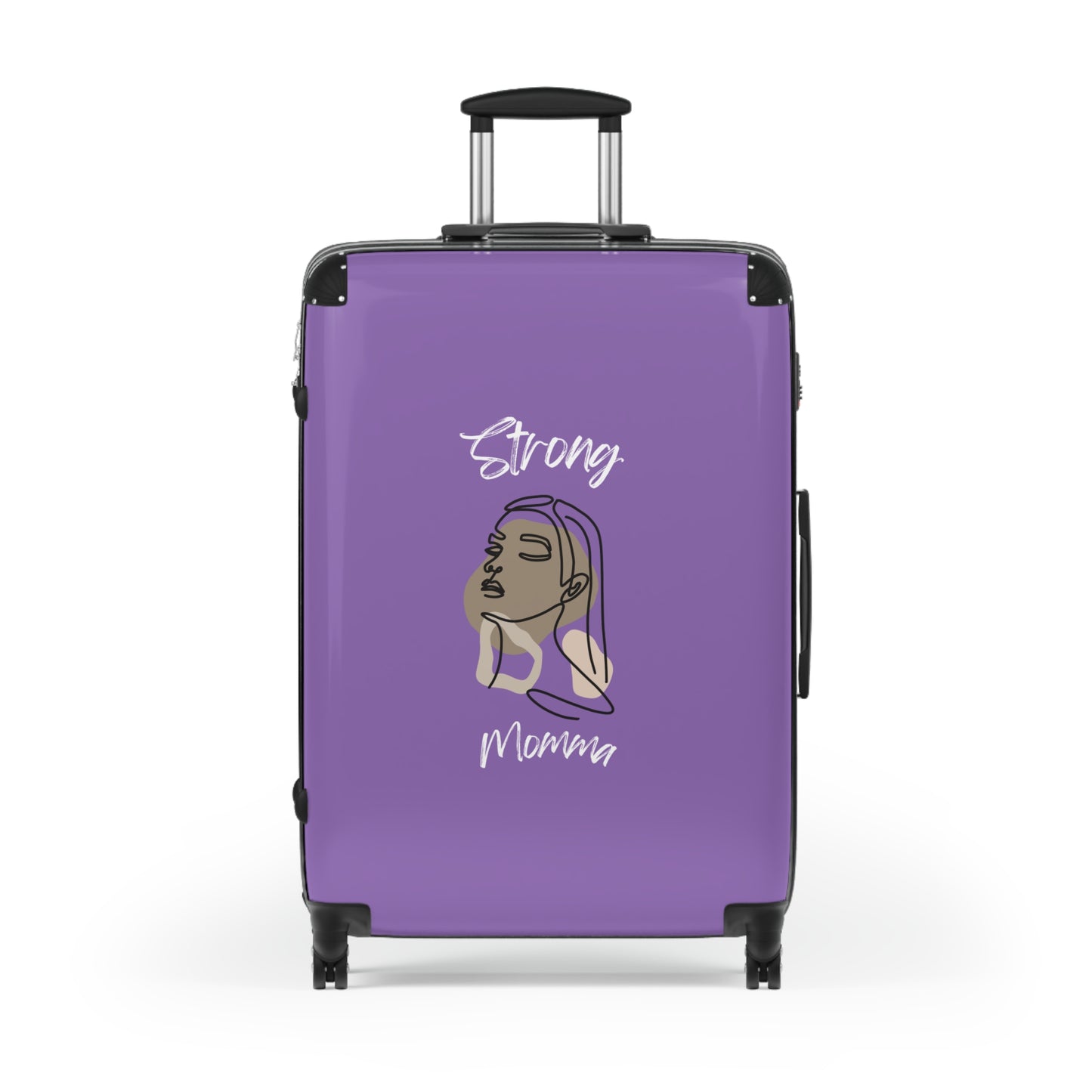 Strong Momma (WL) Luggage Bags LIGHT PURPLE