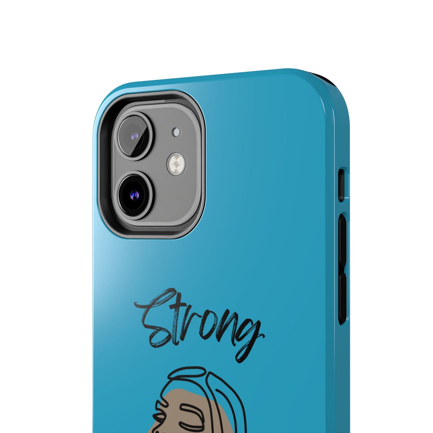 STRONG MOMMA Samsung Galaxy Tough Phone Cases (BL) Turquoise