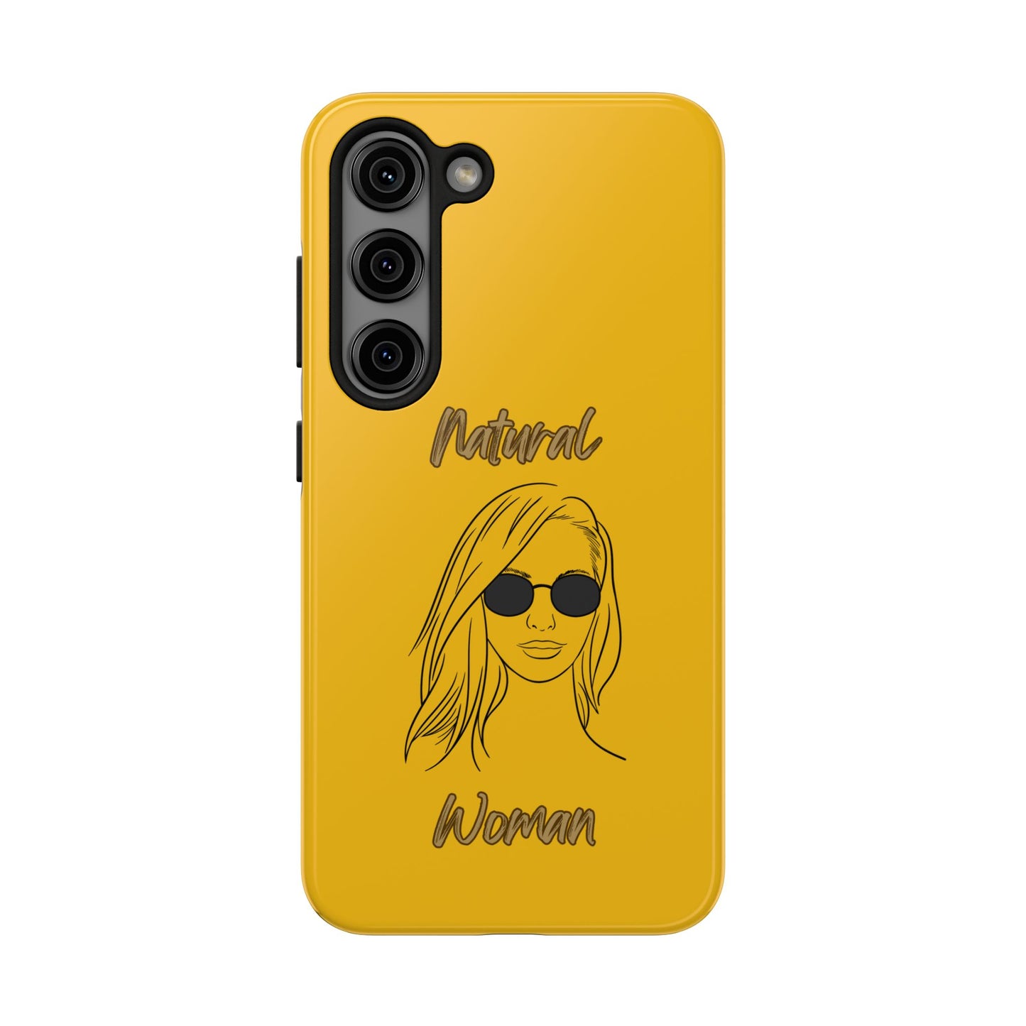 Natural Woman Shades (BL)Tough Phone Cases YELLOW