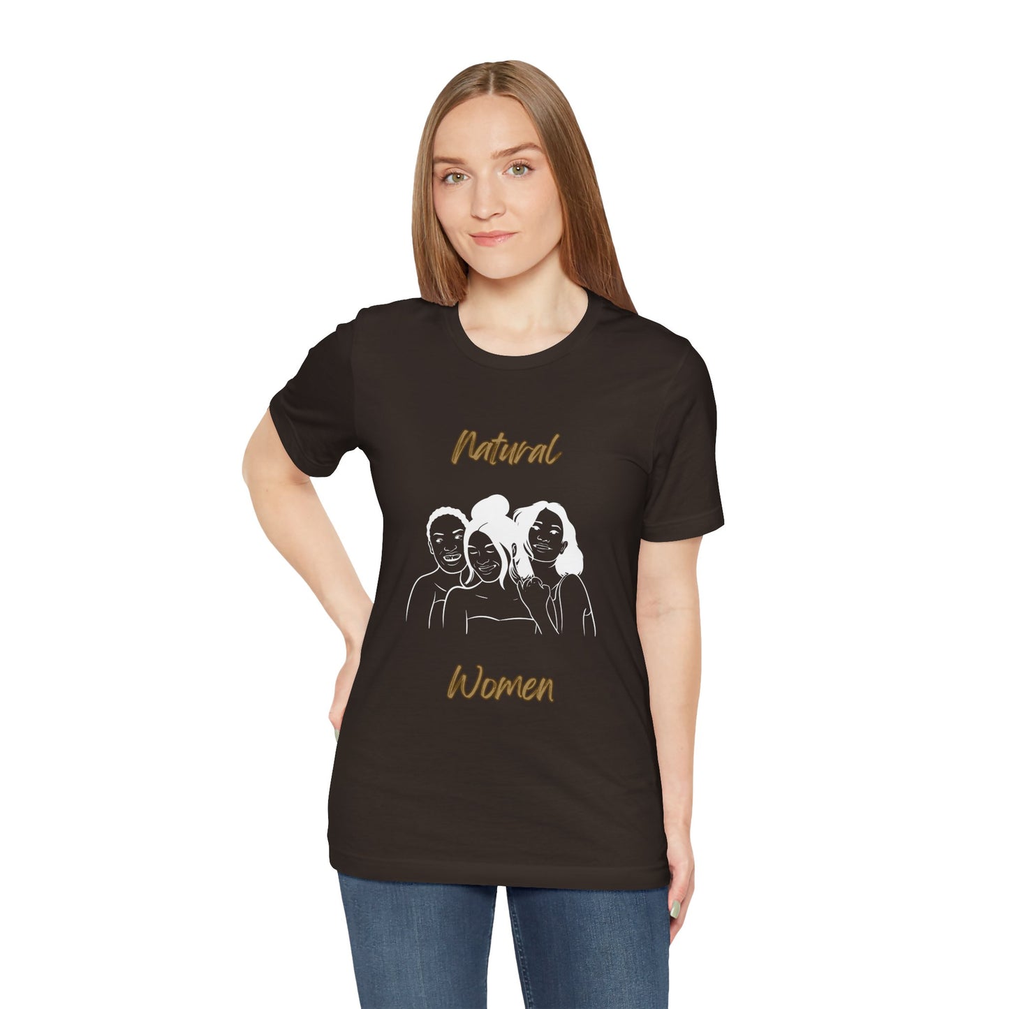Natural Woman Laughing Friends (WL) Short Sleeve T-Shirt