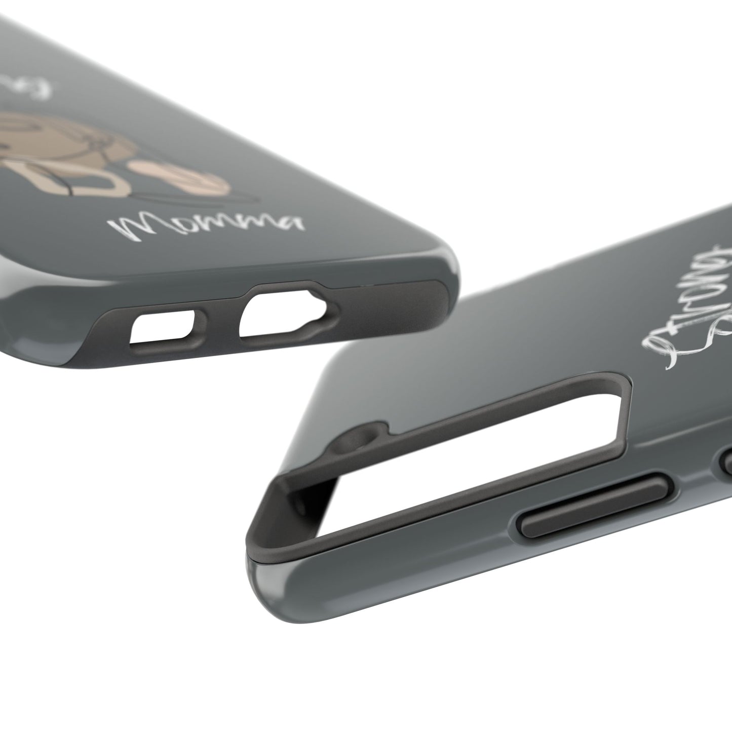 Strong Momma (WL) Tough Phone Cases DARK GREY