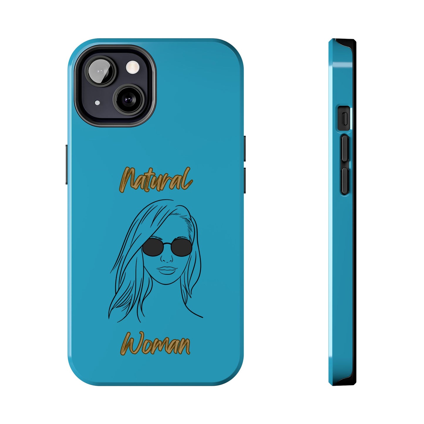 Natural Woman Shades (BL)Tough Phone Cases TURQUOISE