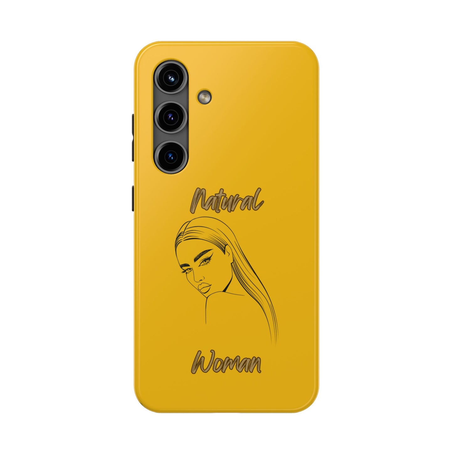 Natural Woman The Stare (BL)Tough Phone Cases YELLOW