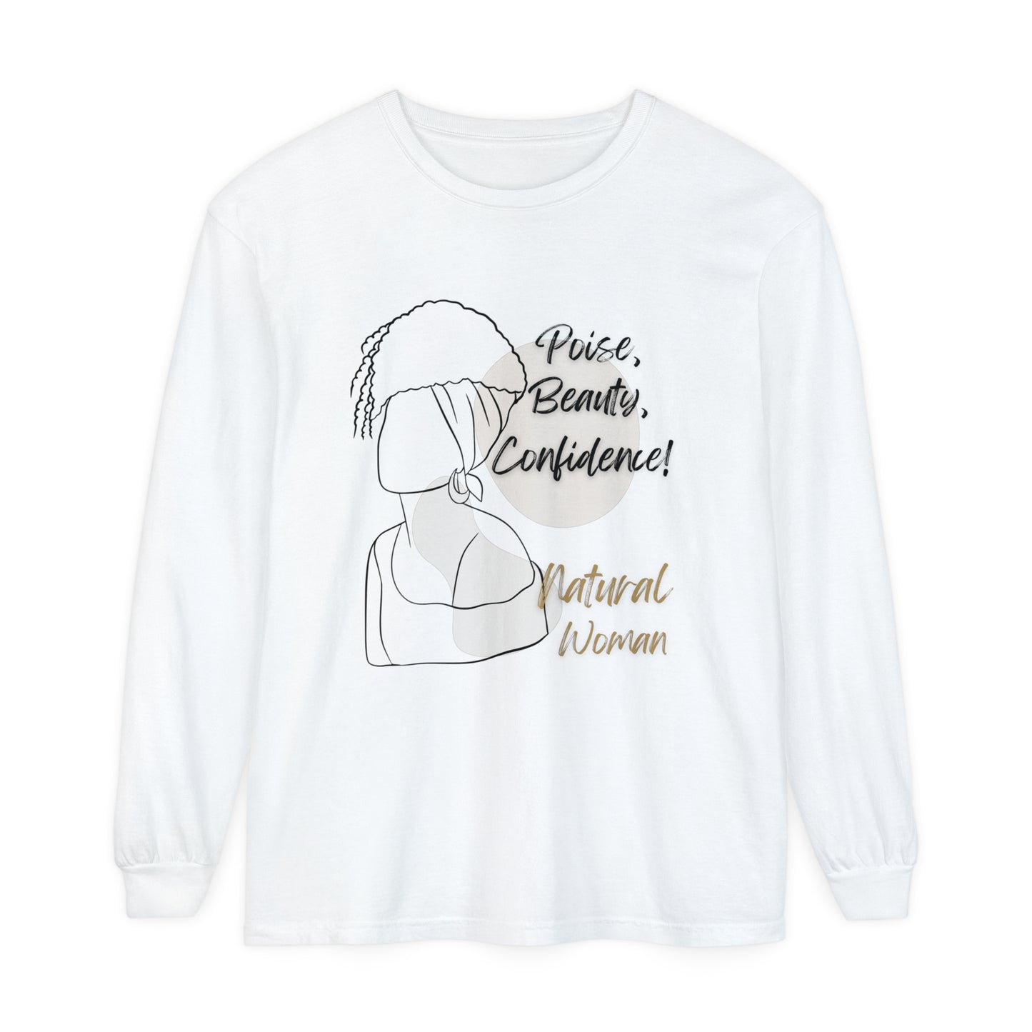 Natural Woman Puff (BL) Long Sleeve T-Shirt