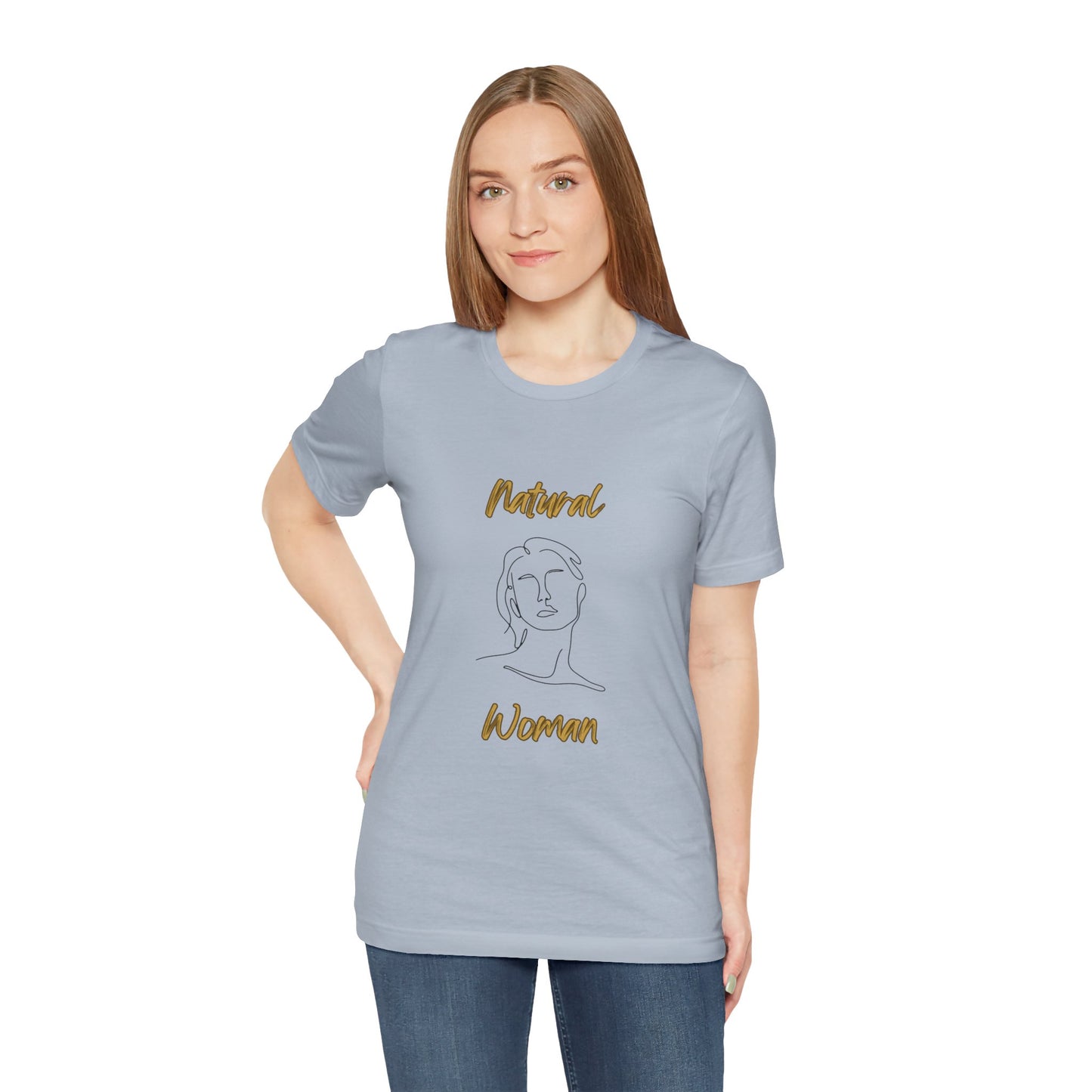 Natural Woman Hello (BL) Short Sleeve T-Shirt