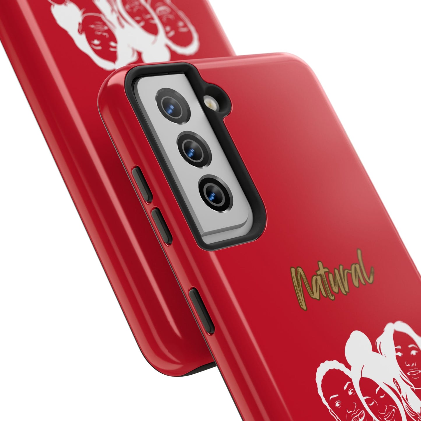 Natural Women Laughing Friends (WL)Tough Phone Cases DARK RED