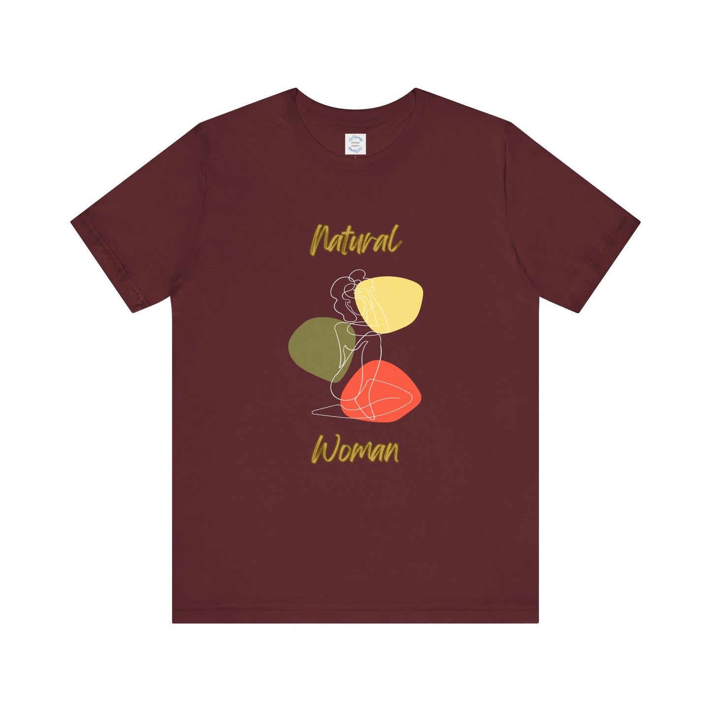 Natural Woman Colorful Pose (WL) Short Sleeve T-Shirt