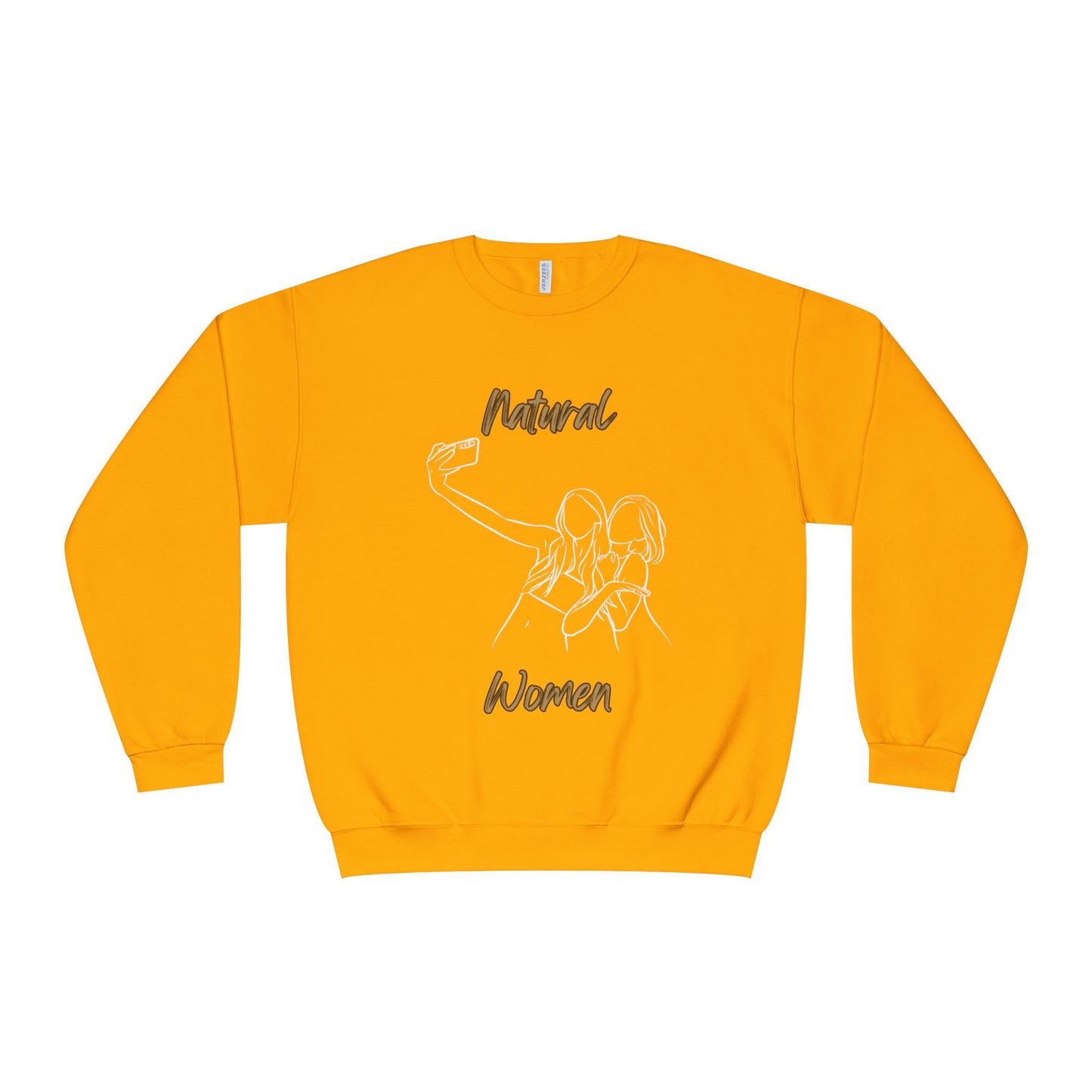 Natural Women Friends Selfie (WL) Crewneck Sweatshirt
