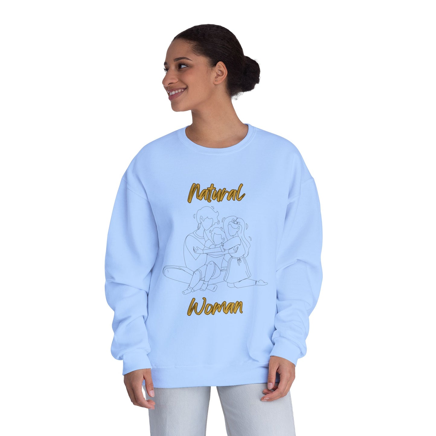 Natural Woman Bear Hugs (BL) Crewneck Sweatshirt