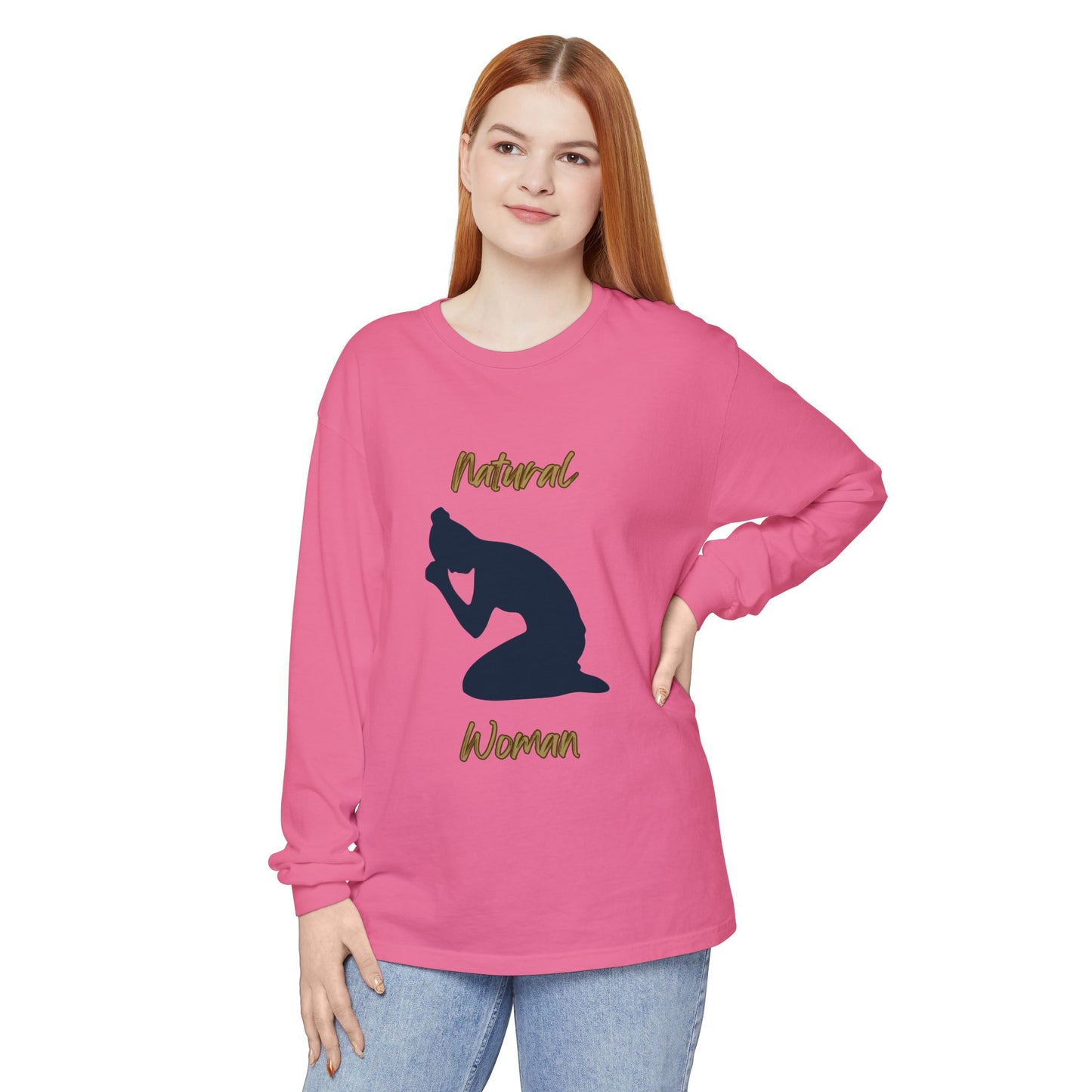 Natural Woman Pray (BL) Long Sleeve T-Shirt
