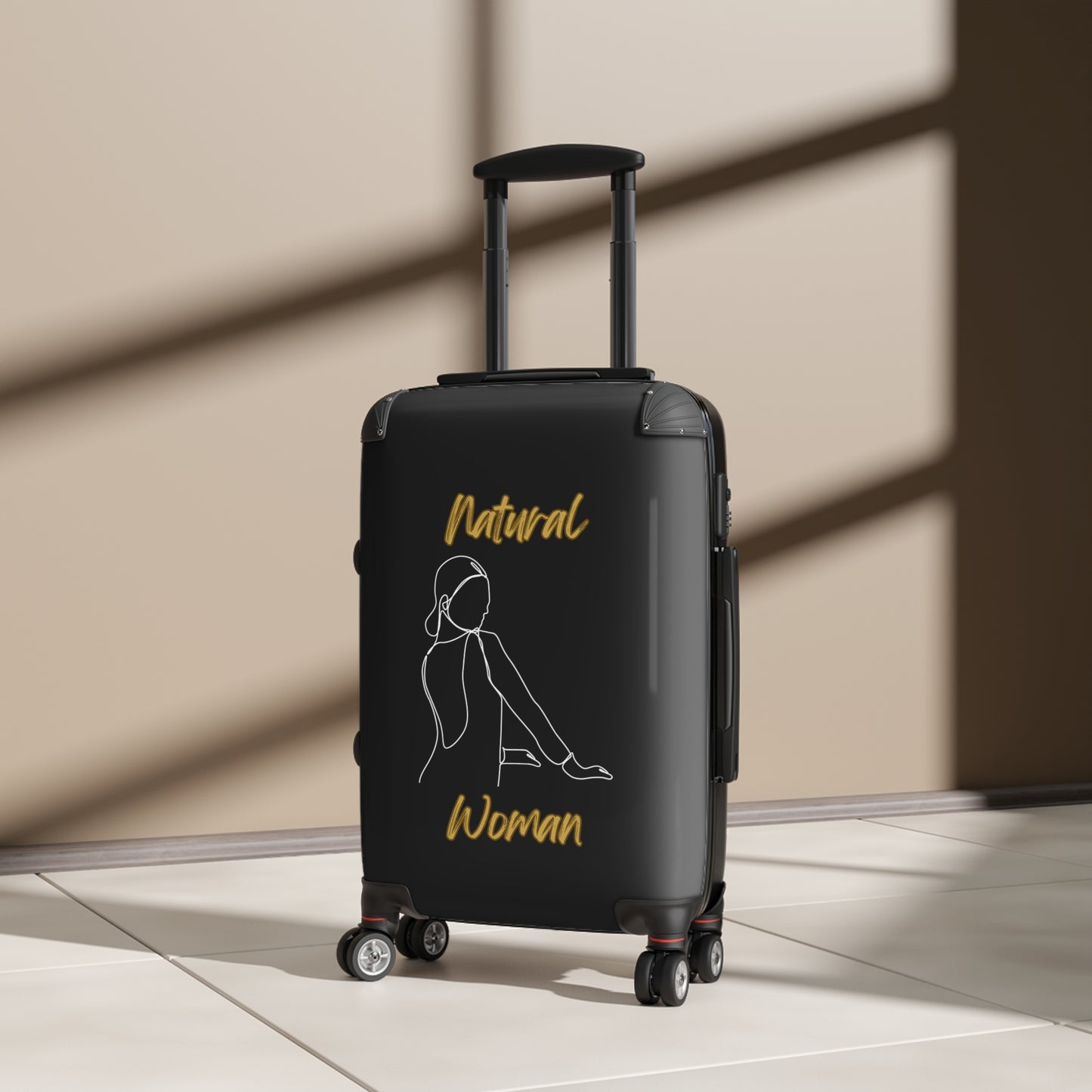 Natural Woman Hands Ready (WL) Suitcase BLACK