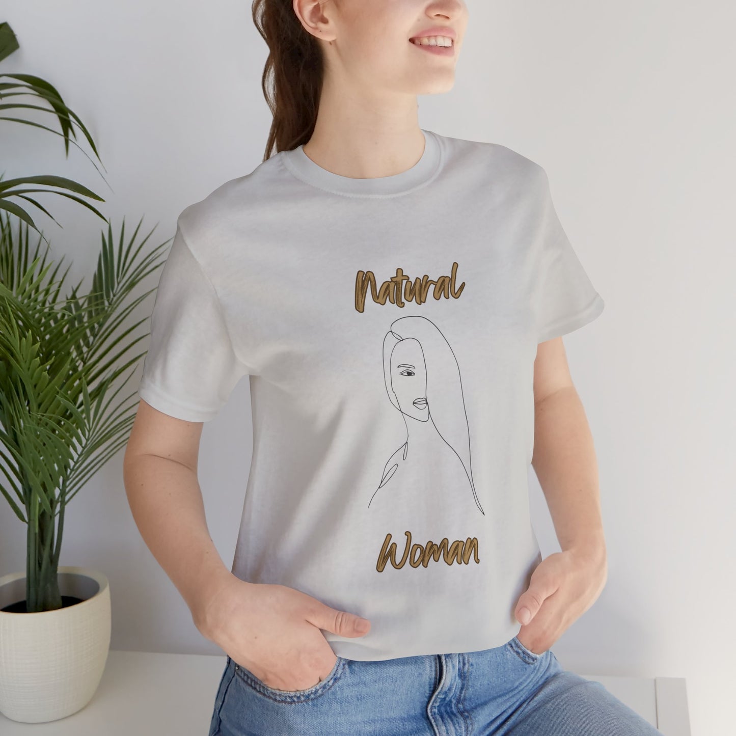 Natural Woman Covered Eye (BL) Short Sleeve T-Shirt